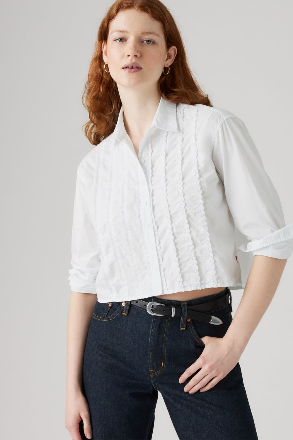 Cropped harlie tuxtedo bright de Levis