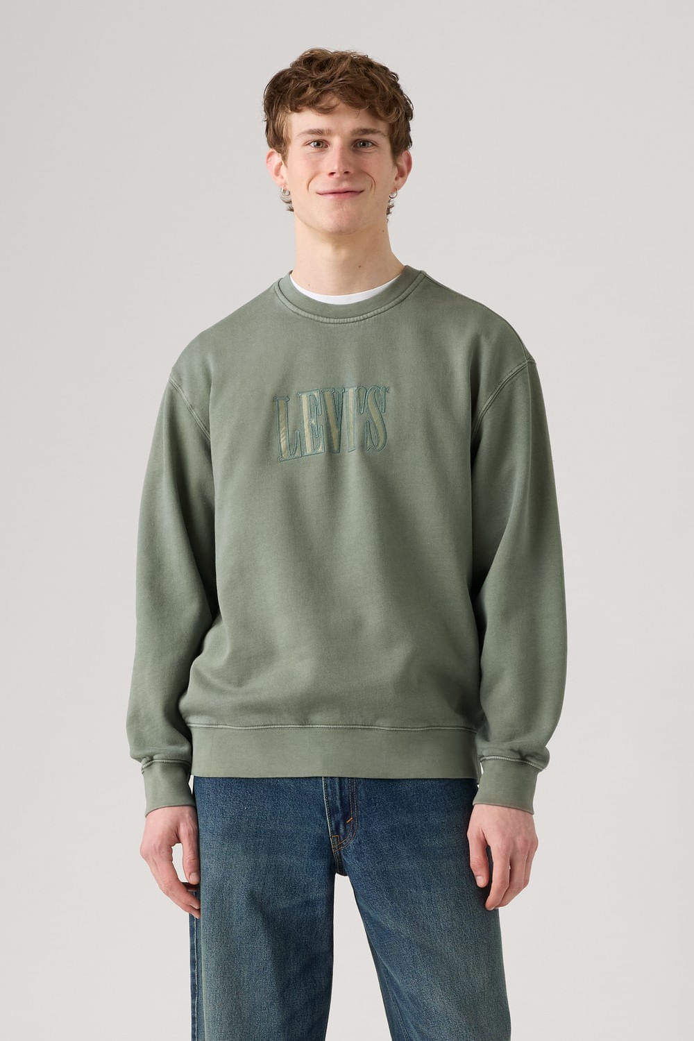 Relaxed graphic crew laurel wreath — imagen 2