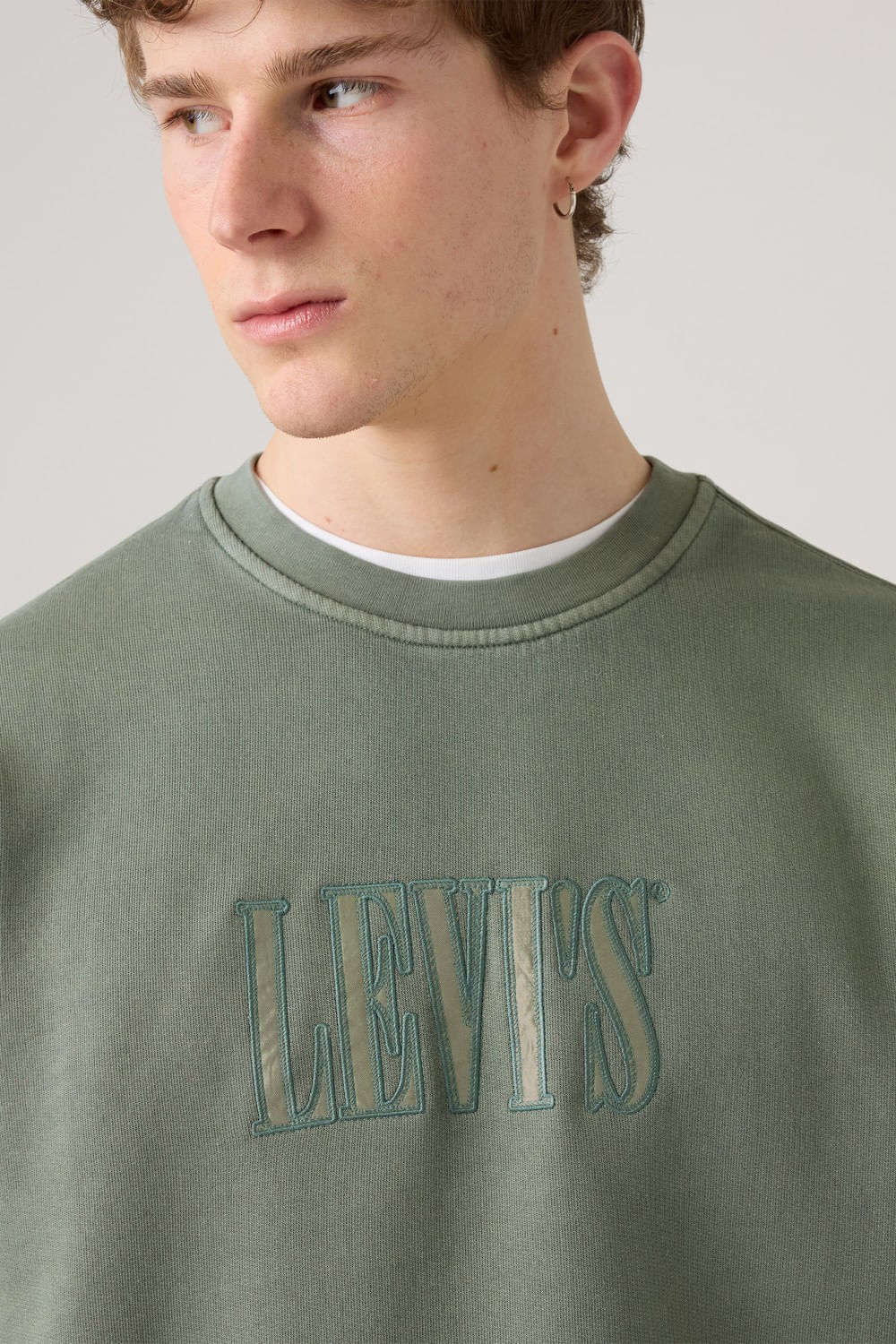 Relaxed graphic crew laurel wreath — imagen 4
