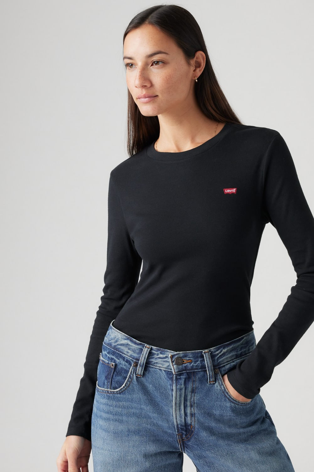 Essential hm ls tee anthracite de Levis