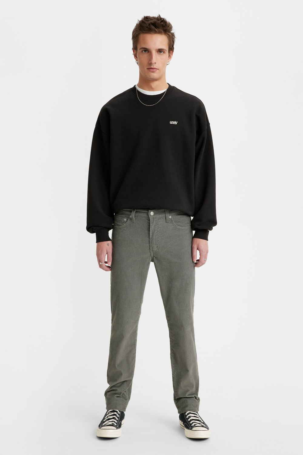 511 slim fit cord pewter Levis