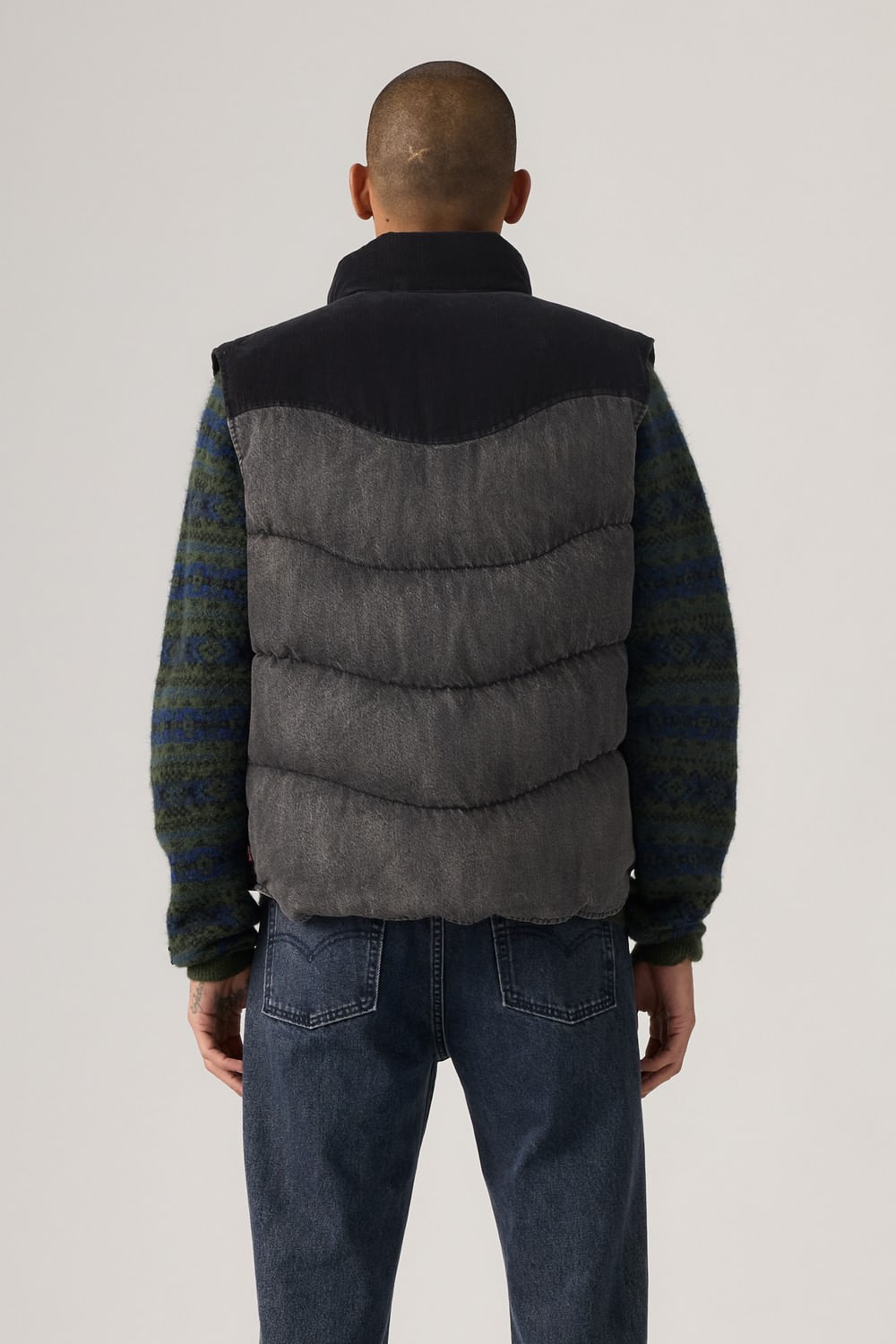 Wild West Vest Black Denim de Levis — imagen 3