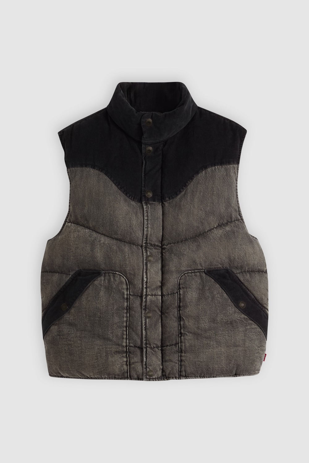 Wild West Vest Black Denim de Levis — imagen 6