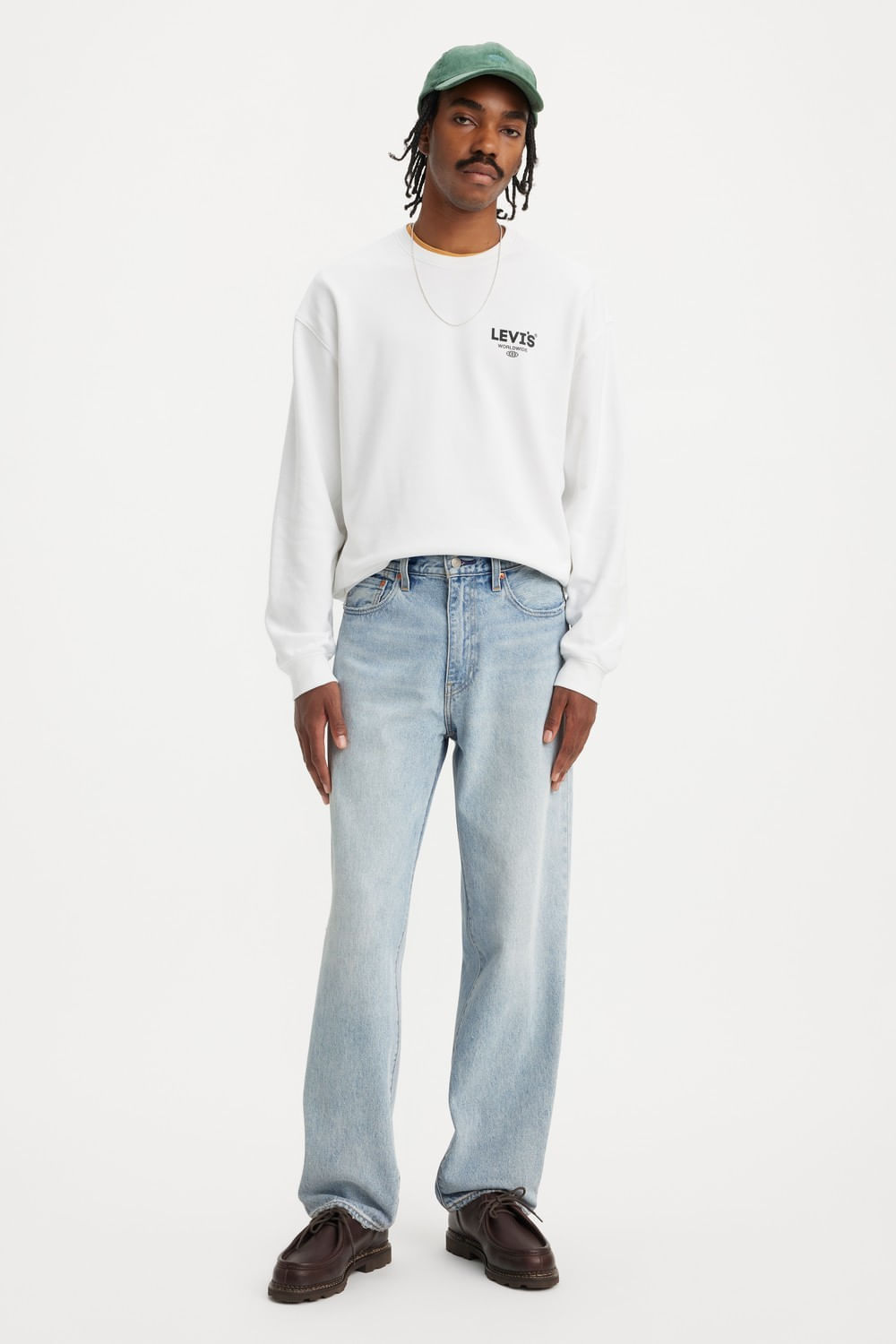 Jeans 568 Loose Straight Babby Blue de Levis