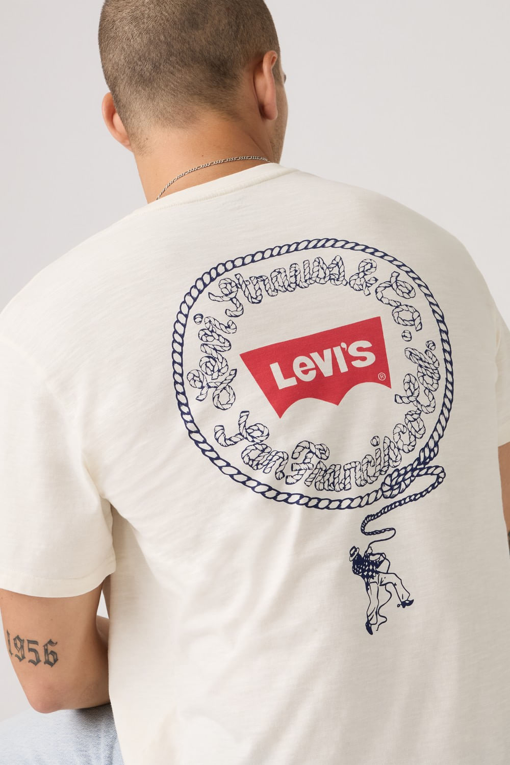 Relaxed Graphic Tee Back Lazo Rodeo de Levis — imagen 2
