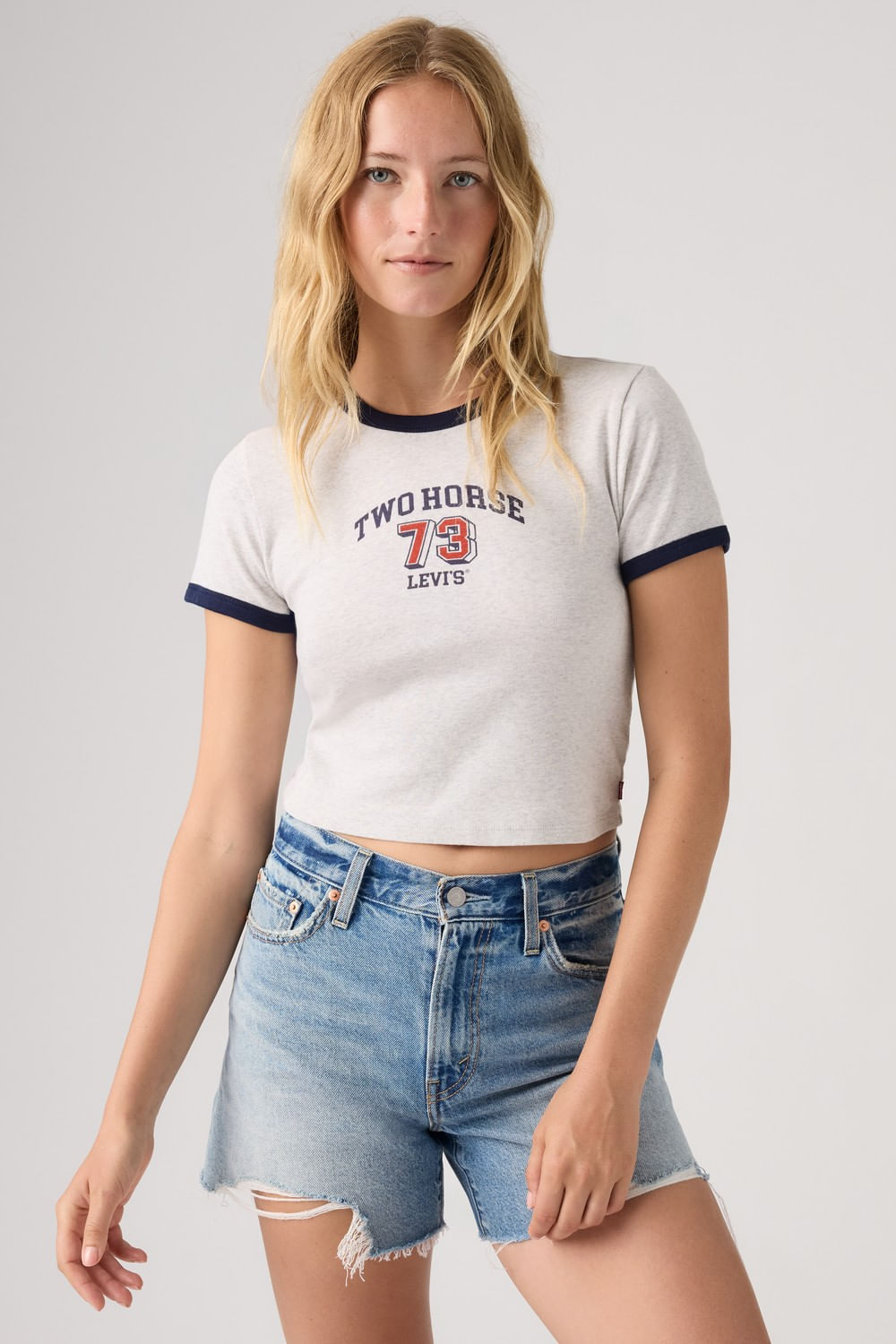Mini Ringer Tee Two Horse de Levis