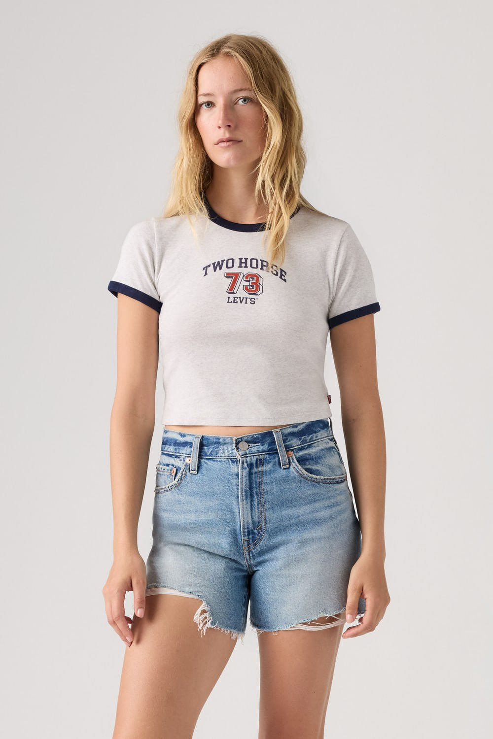 Mini Ringer Tee Two Horse de Levis — imagen 3