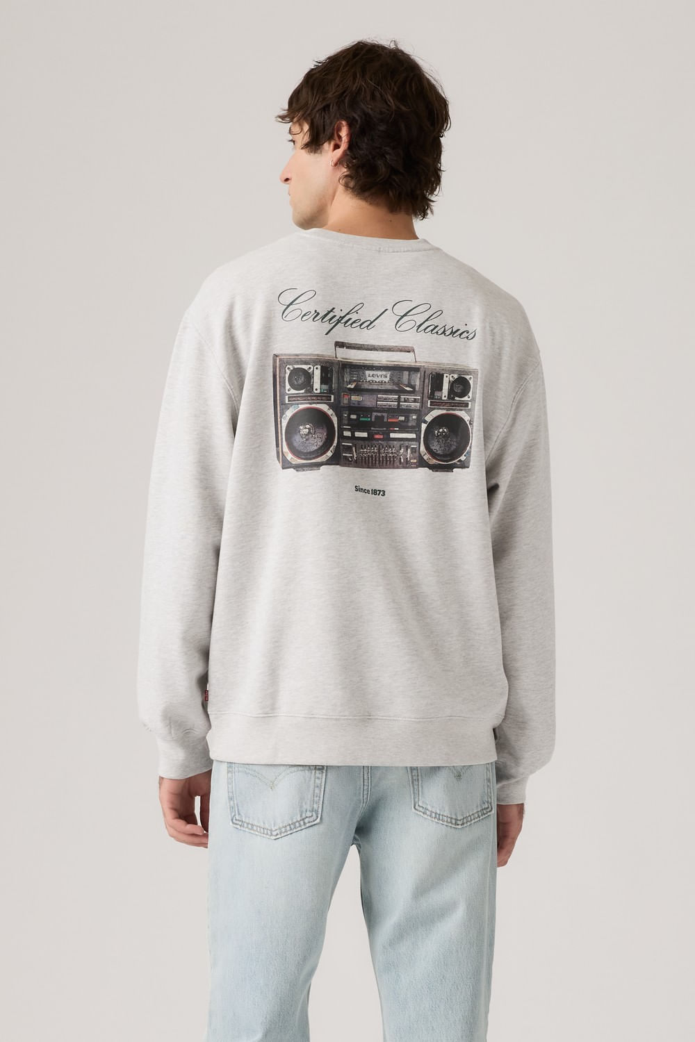 Sweater Relaxed Graphic Crew Back Stereo de Levis — imagen 2