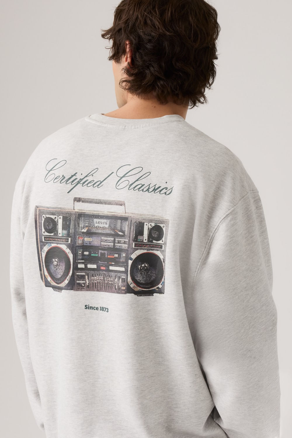 Sweater Relaxed Graphic Crew Back Stereo de Levis — imagen 3