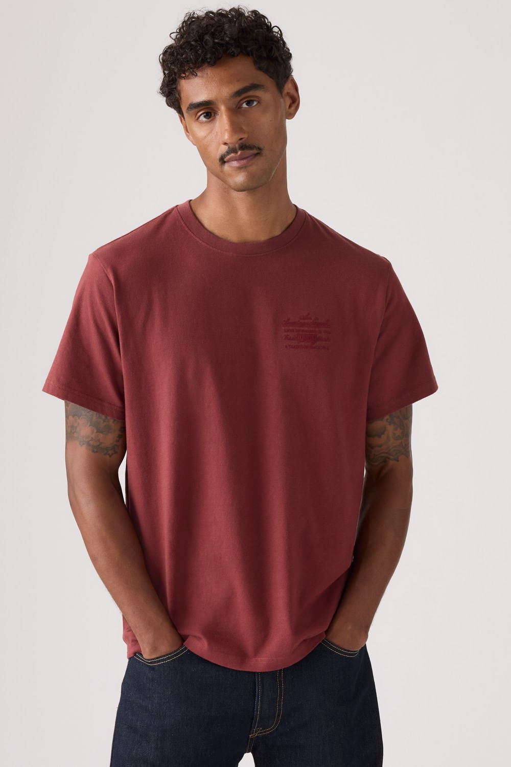 Relaxed graphic tee small levi´s american — imagen 3