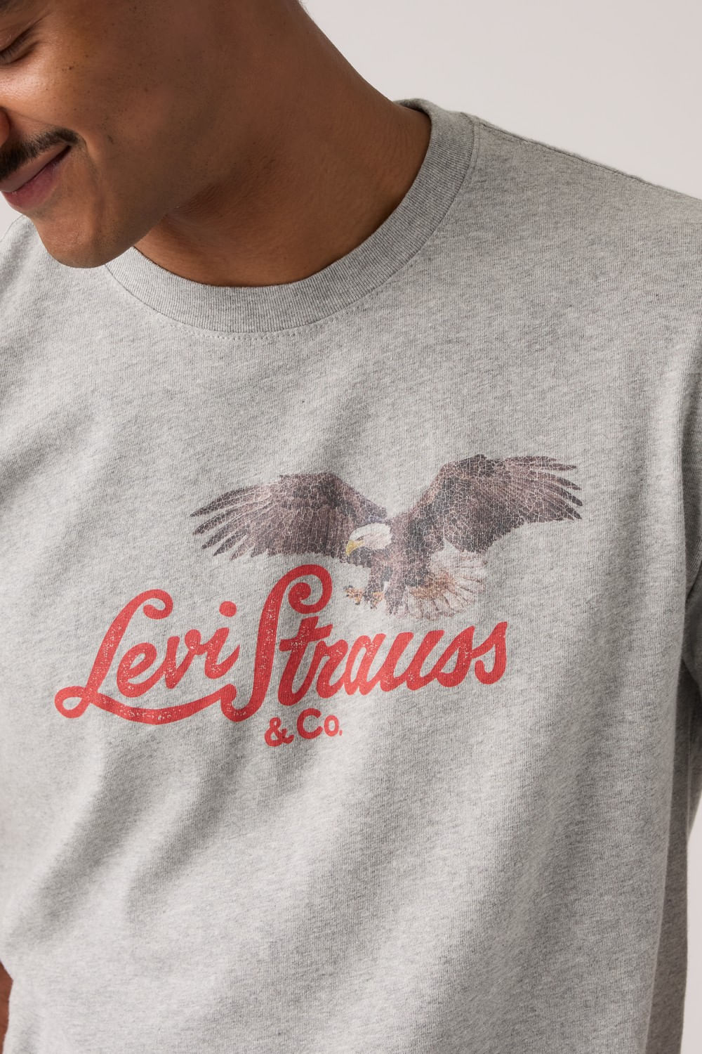 Levis relaxed graphic tee archival eagle — imagen 4