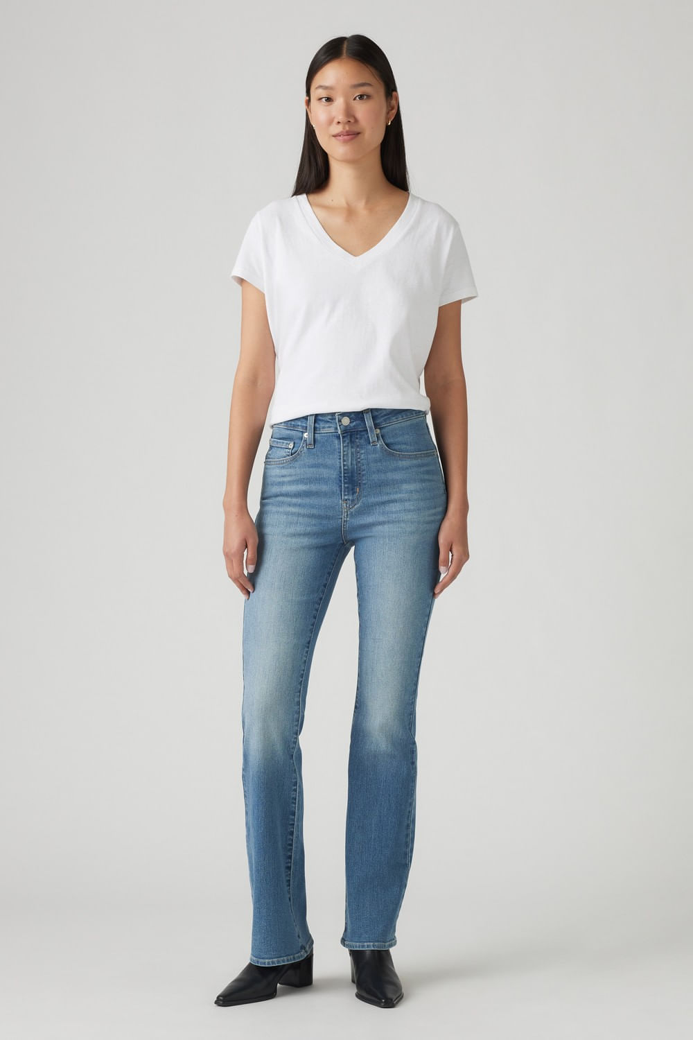 Jeans 725 Hi Rise Bootcut Etermal Indigo Mid de Levis — imagen 5