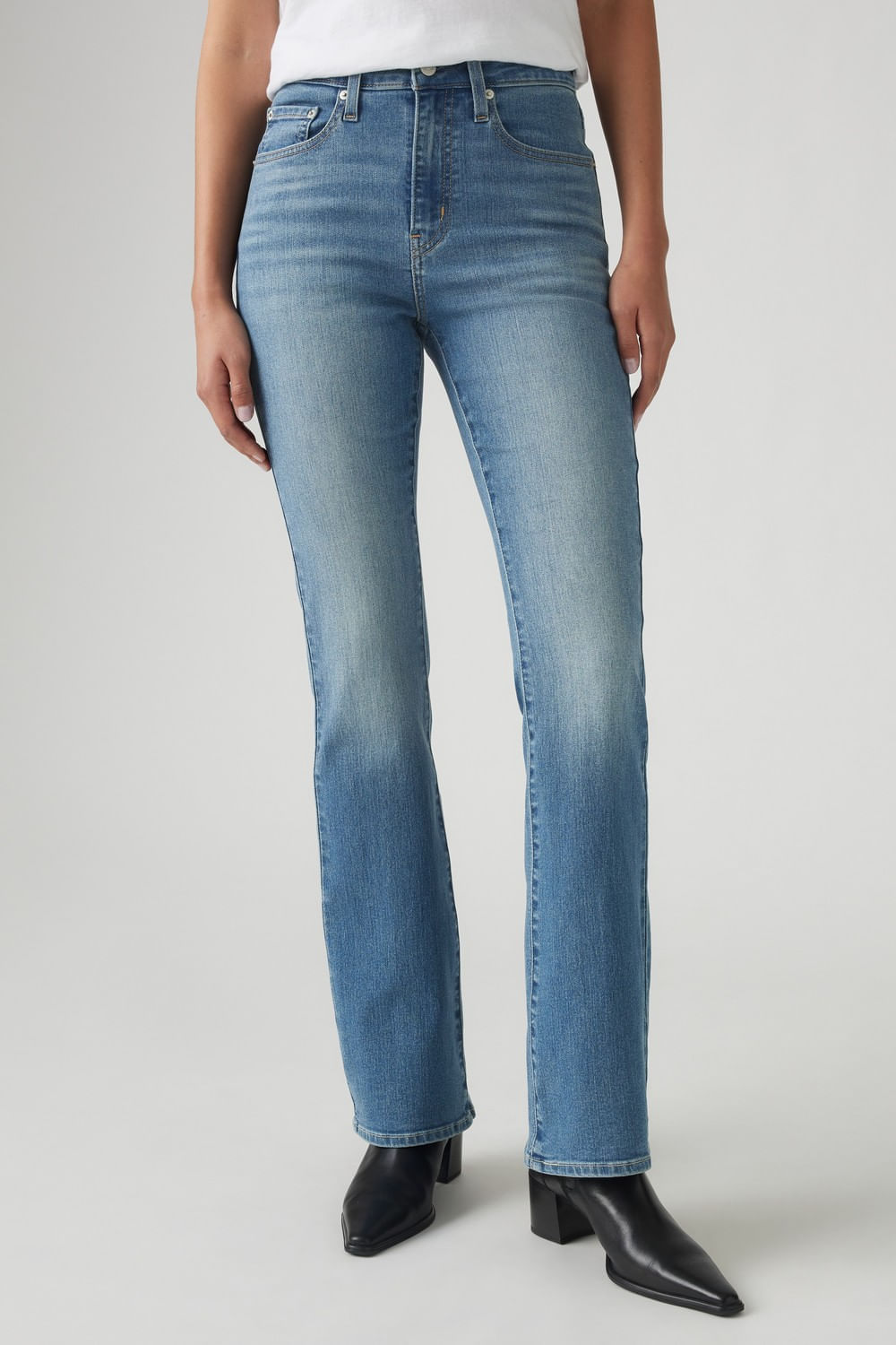 Jeans 725 Hi Rise Bootcut Etermal Indigo Mid de Levis — imagen 6