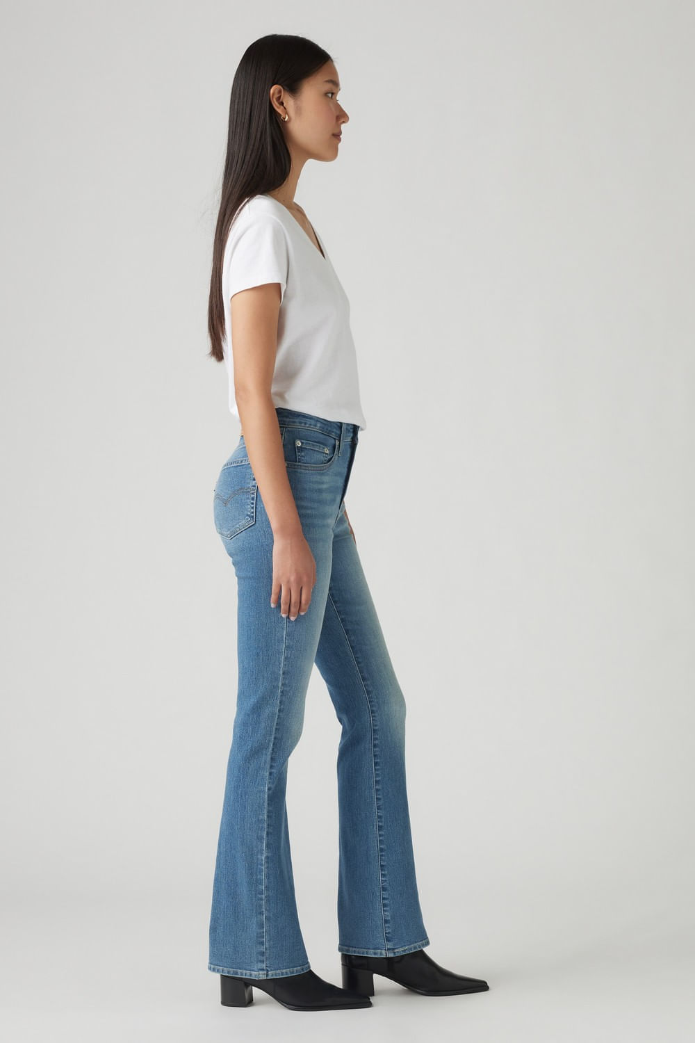 Jeans 725 Hi Rise Bootcut Etermal Indigo Mid de Levis — imagen 7