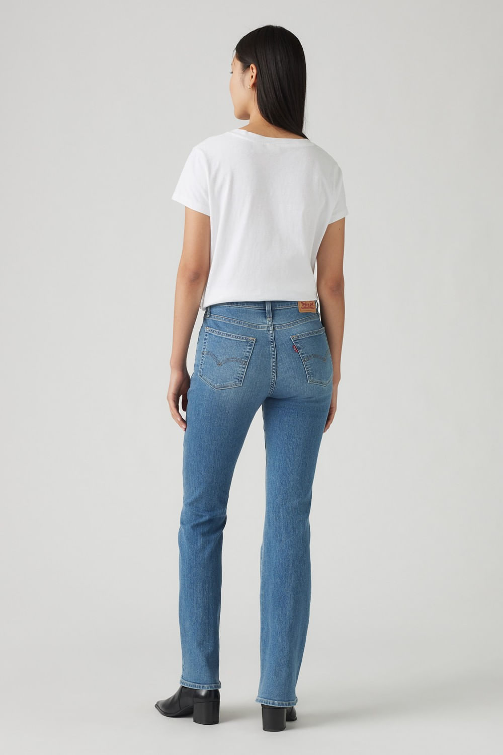 Jeans 725 Hi Rise Bootcut Etermal Indigo Mid de Levis — imagen 8