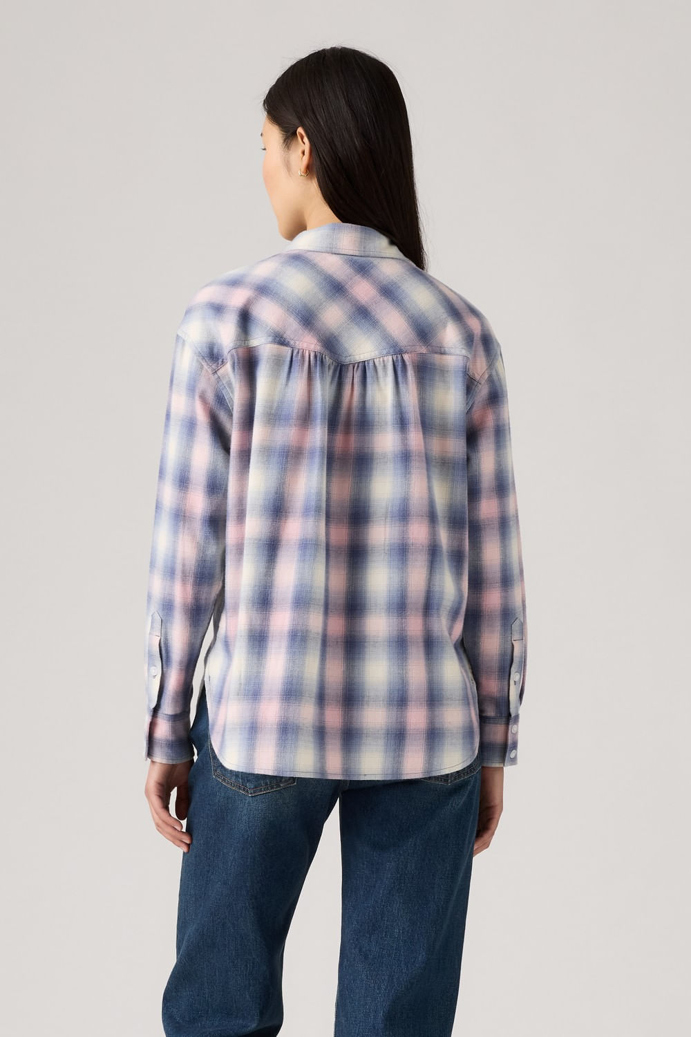 Camisa Western Harlie Flannel Zephyr Plaid de Levis — imagen 2