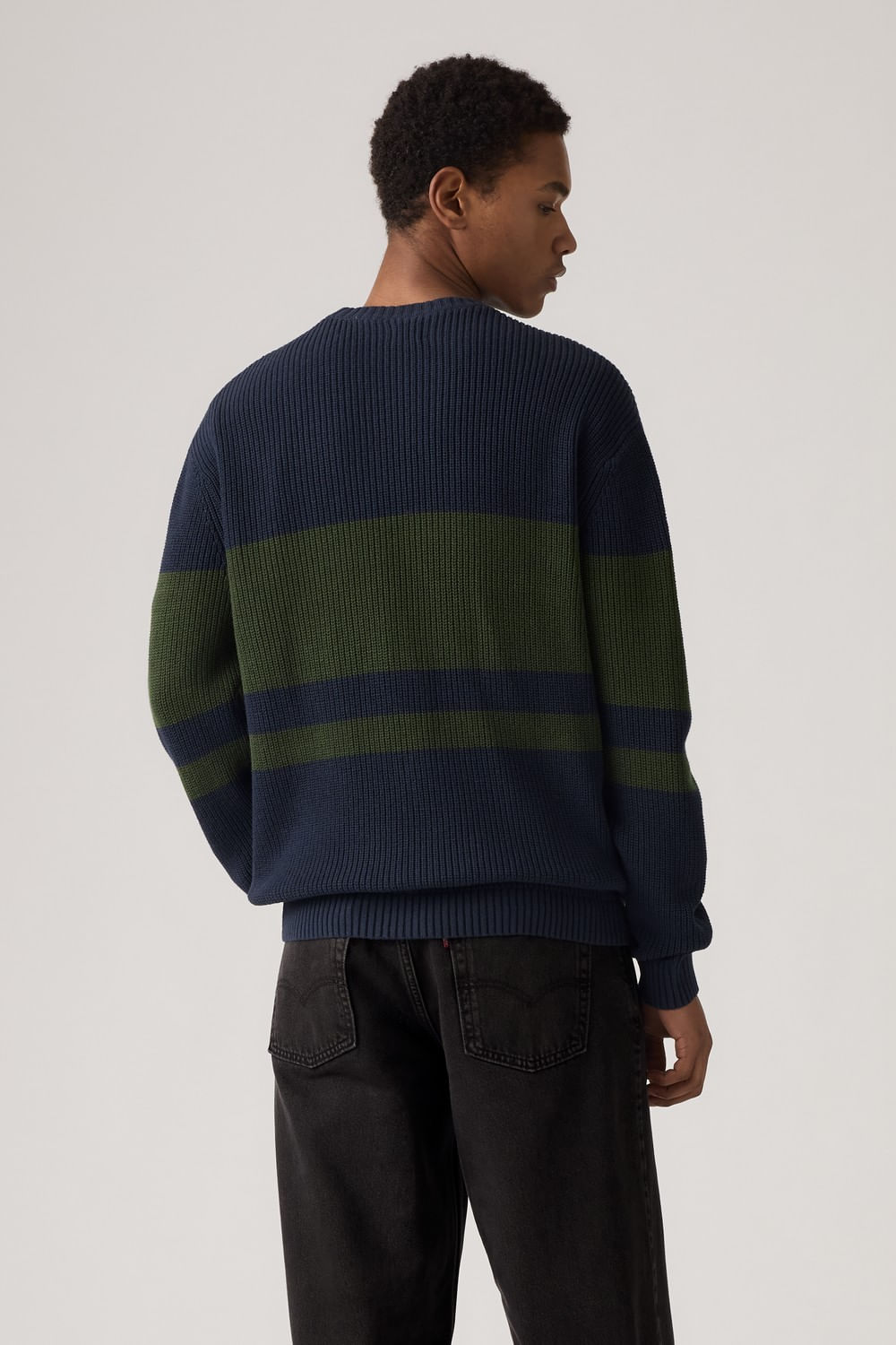 Sweater creneck rayas navy de Levis — imagen 2