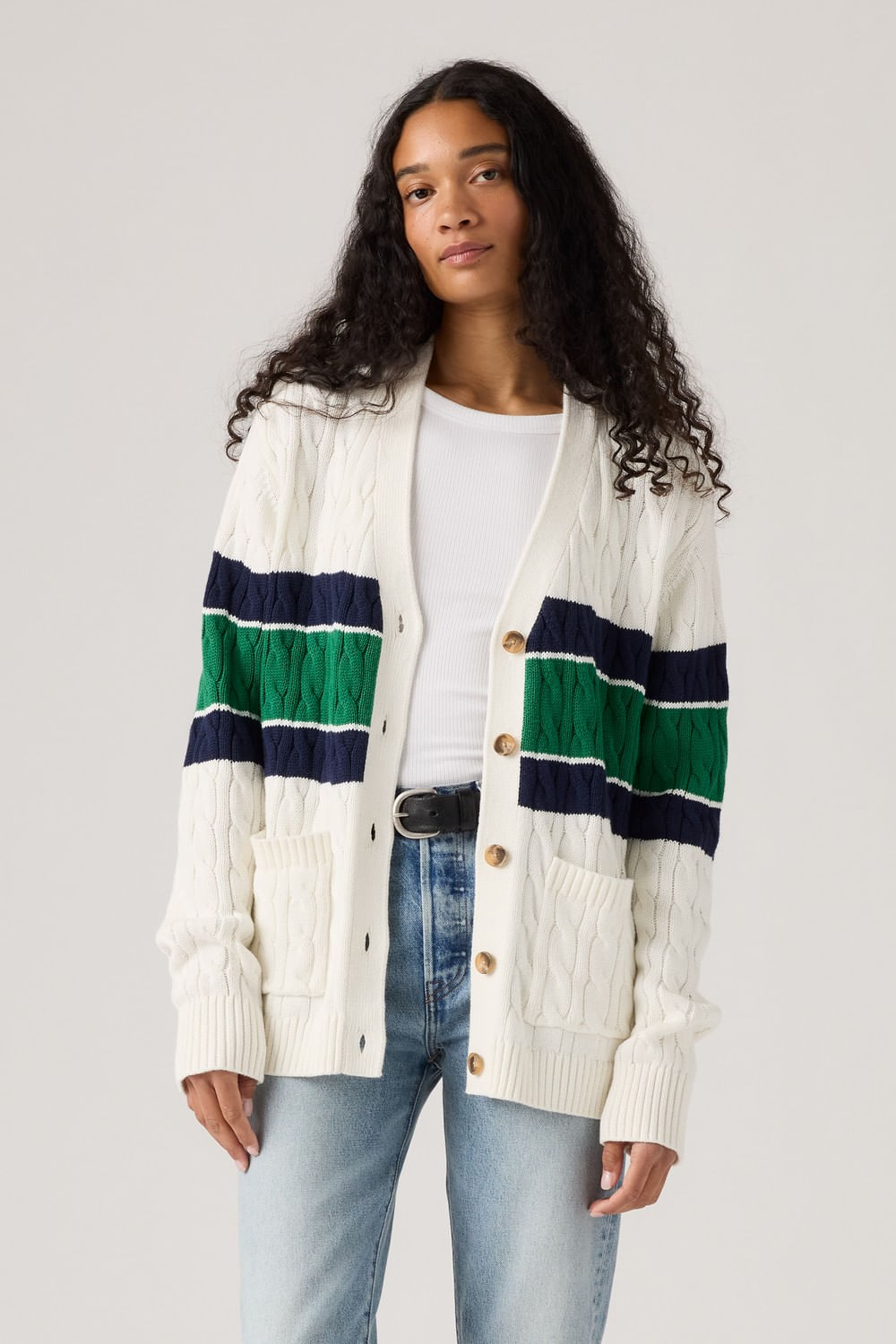 Cardi rayado Boyfriend de Levis — imagen 2