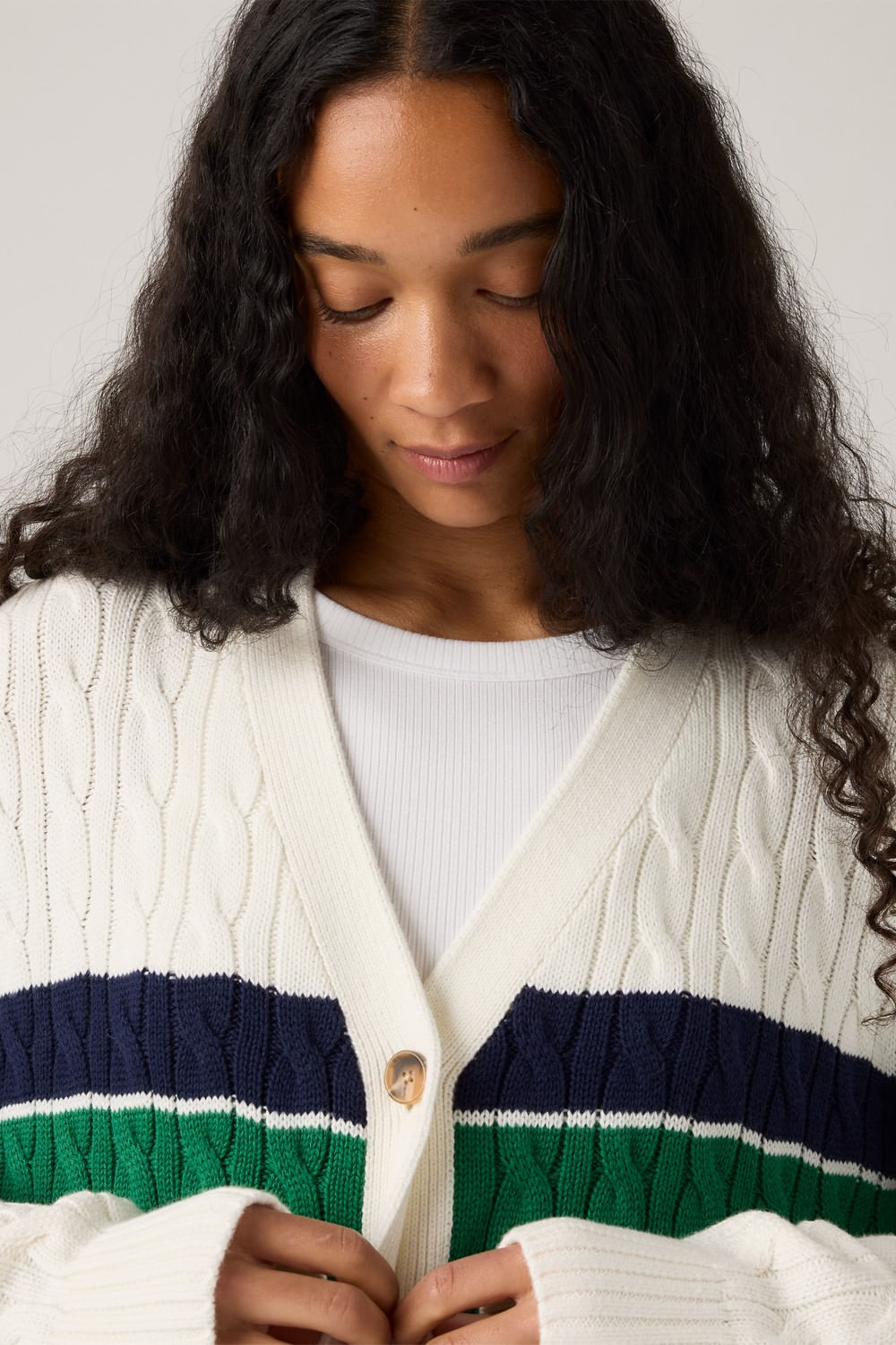 Cardi rayado Boyfriend de Levis — imagen 4
