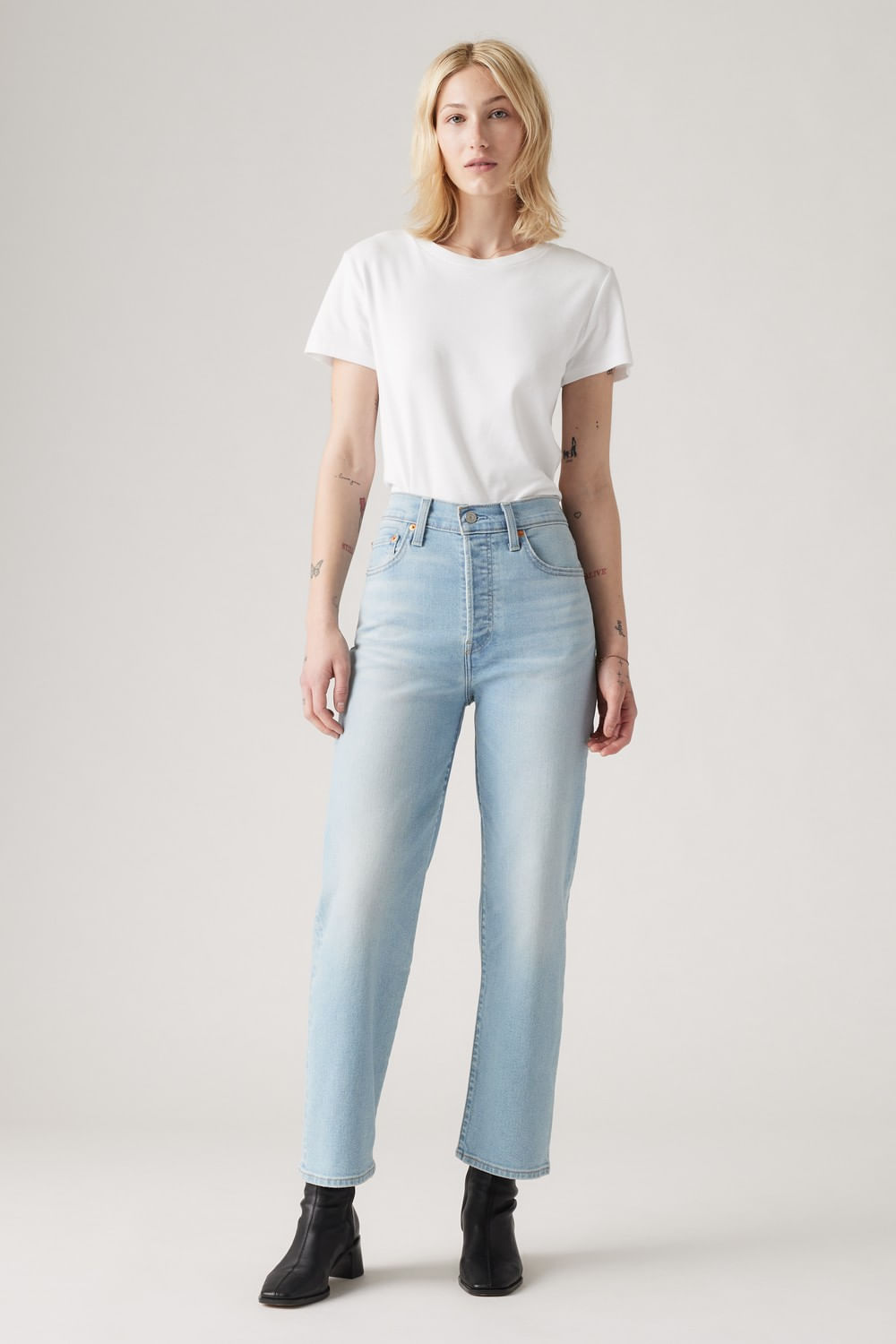 Jeans straight ankle de Levis