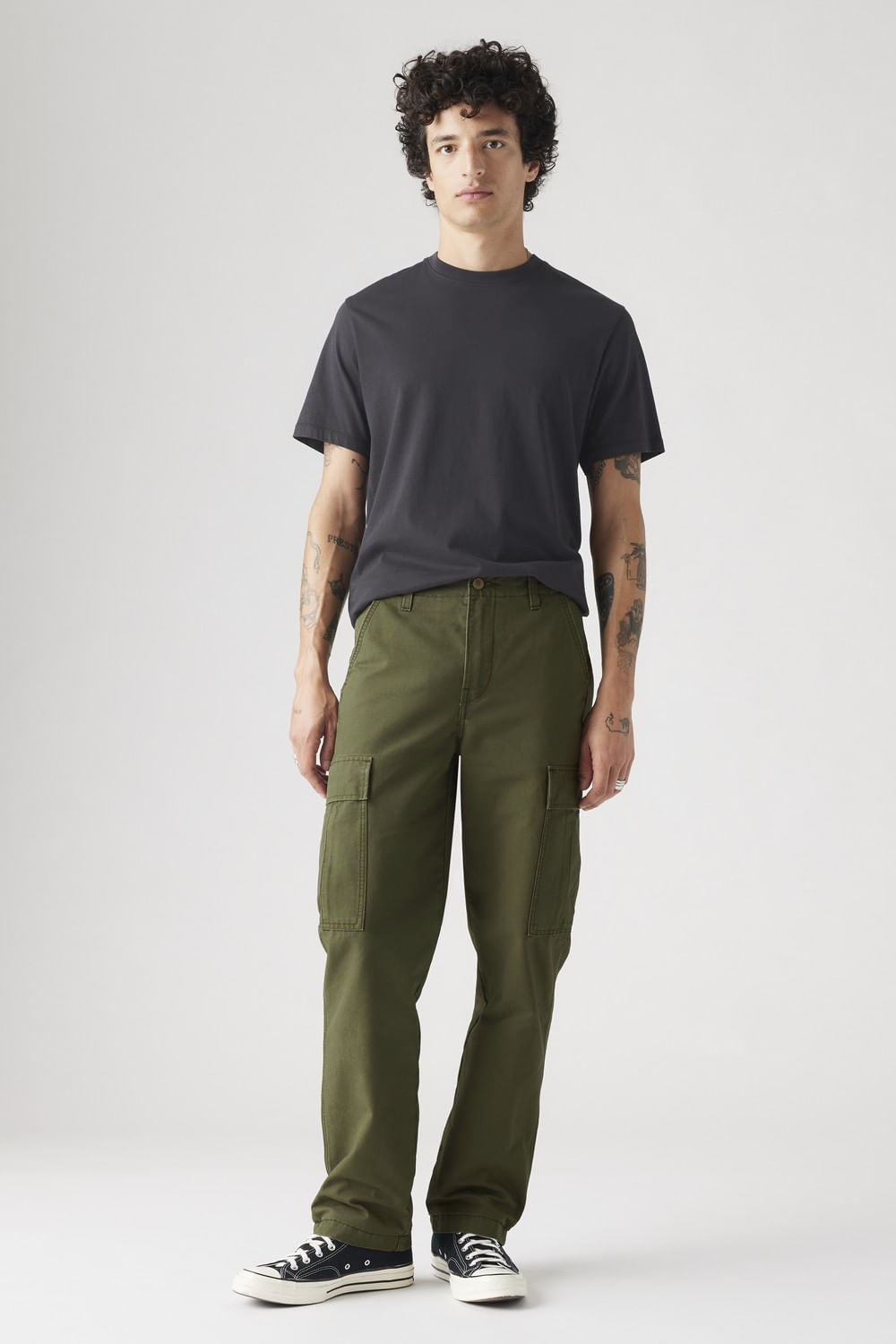 Levis xx cargo straight dark olive