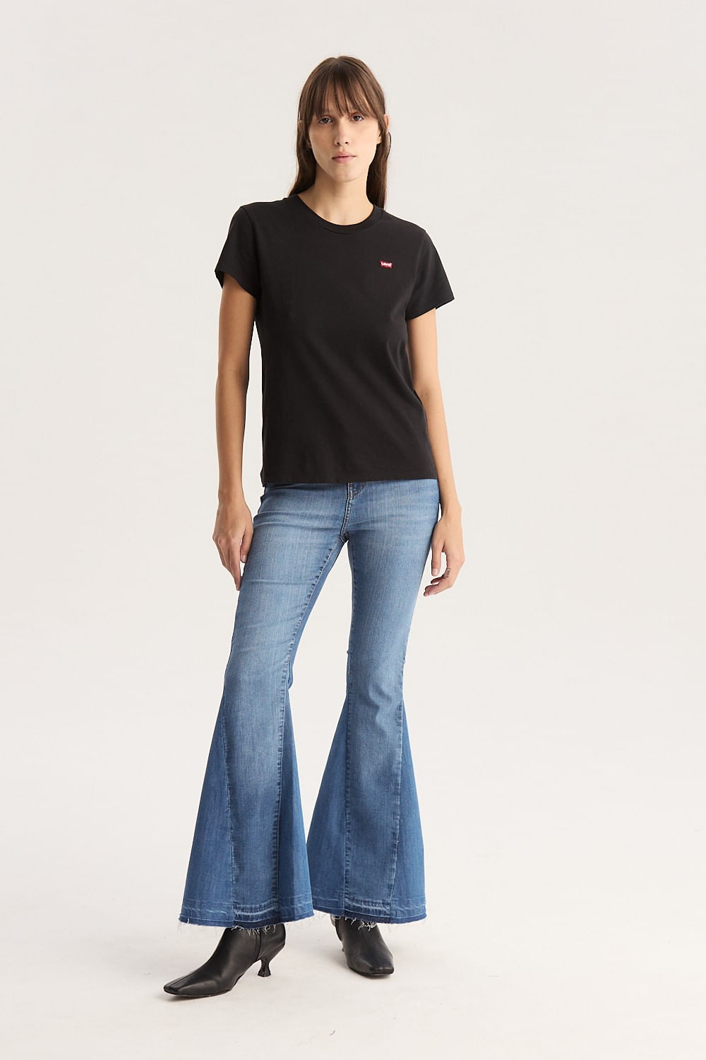 Levis 726 hi flare reciclado personalizado — imagen 2