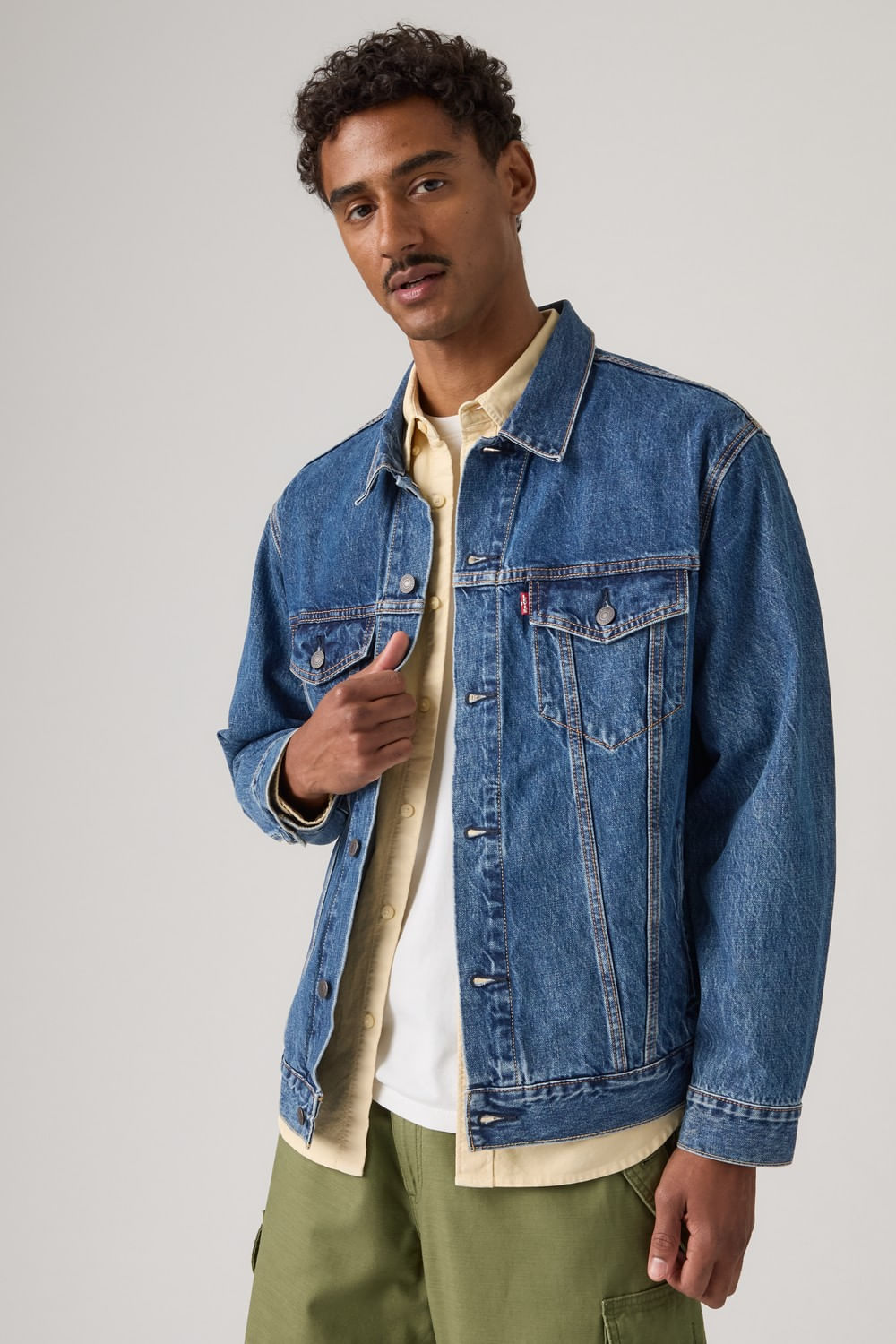 Chaquetón de camionero ajustado de Levis