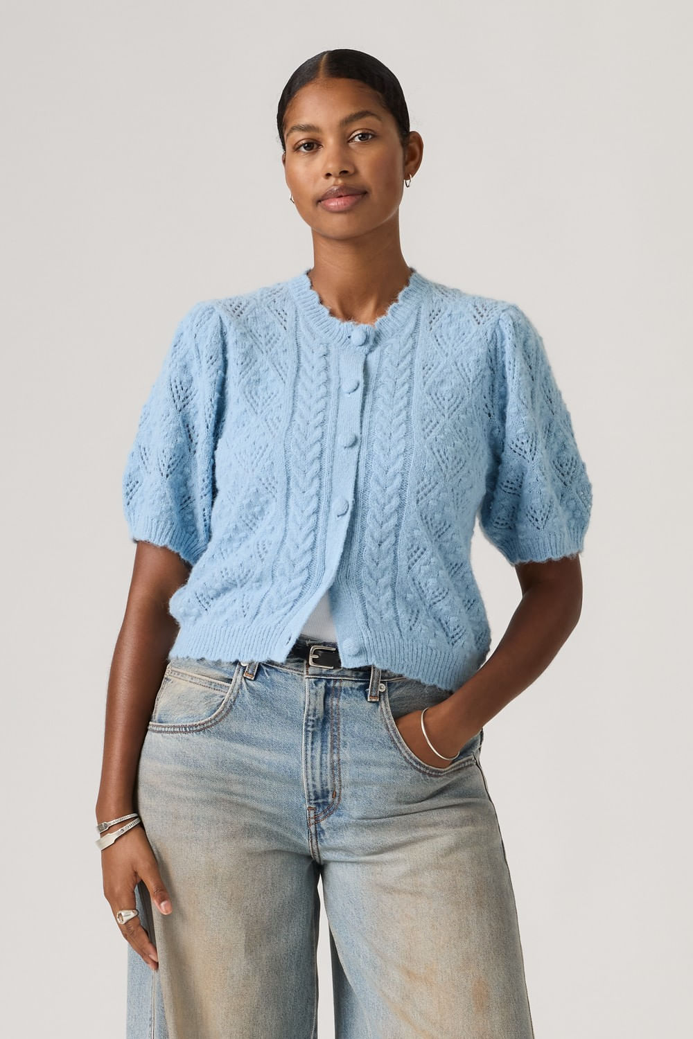 Pauline pointelle ss cardi de Levis