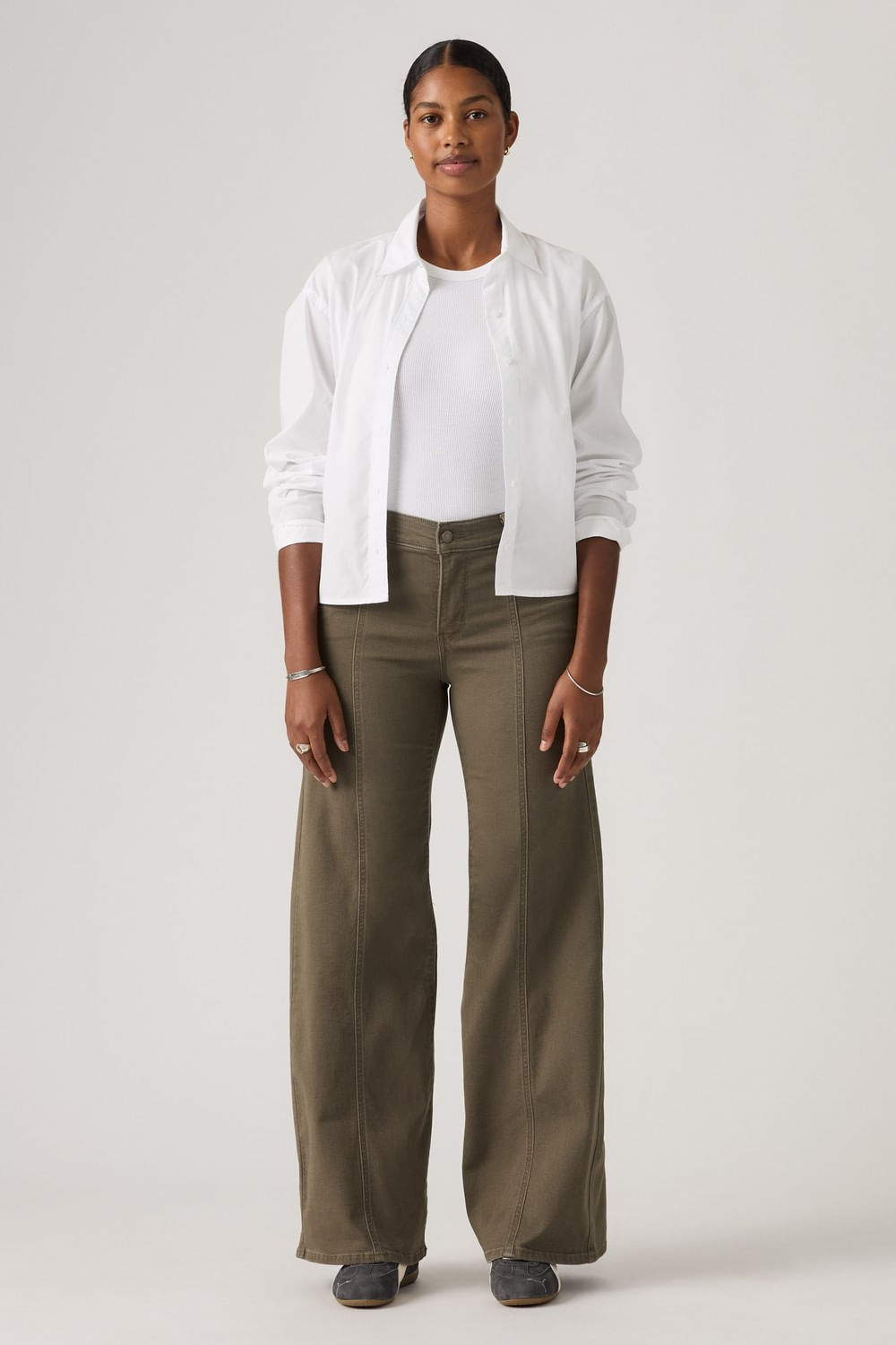 318 seamed wide leg