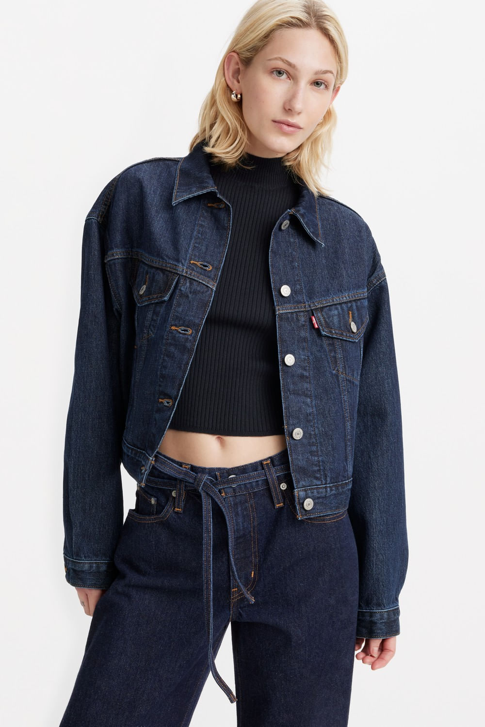 Shrunken 90s trucker