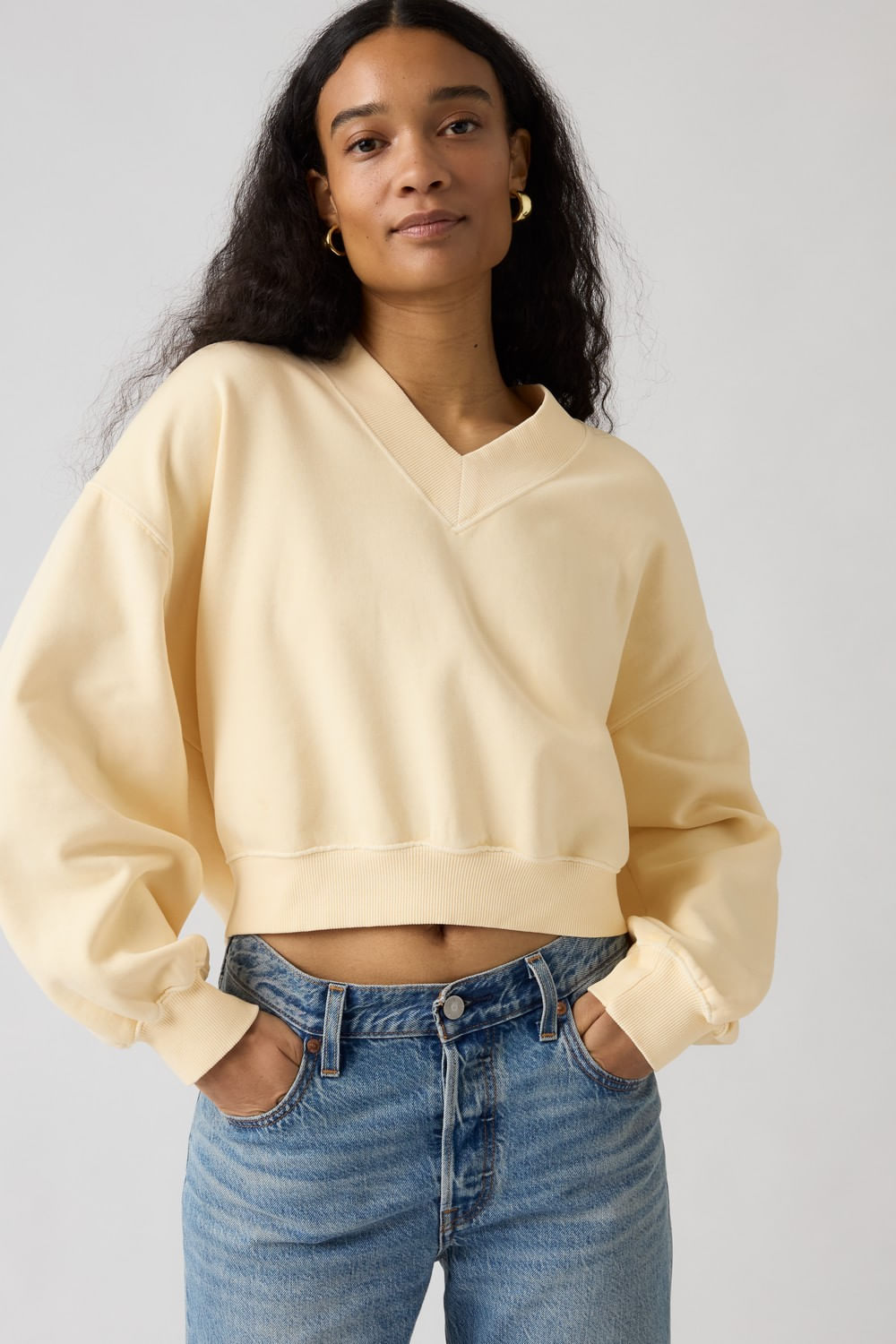 Vintage vneck sweatshirt Levis