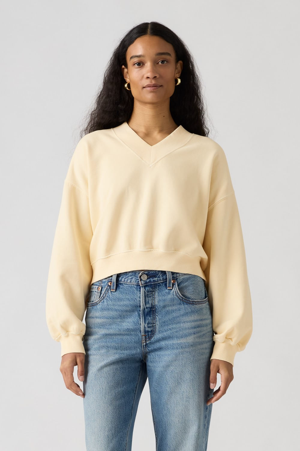 Vintage vneck sweatshirt Levis — imagen 4