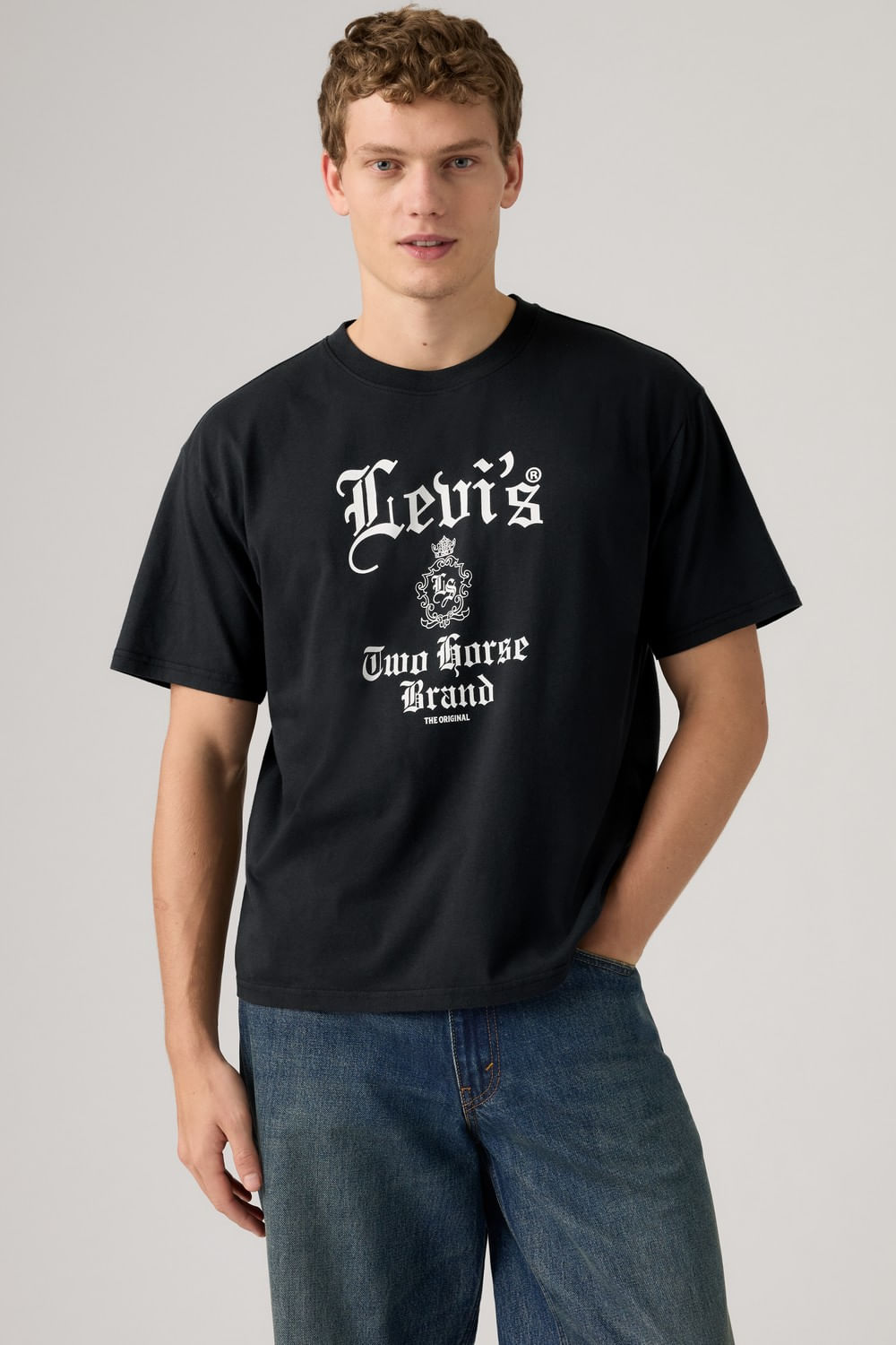 Camiseta boxy tee gótica de Levi´s