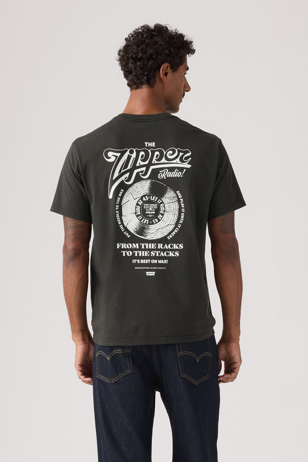 Ss relaxed fit back zipper radio Levis — imagen 2