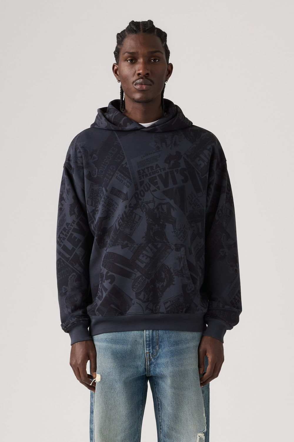 Sunset graphic hoodie cowboy collage de Levis — imagen 2