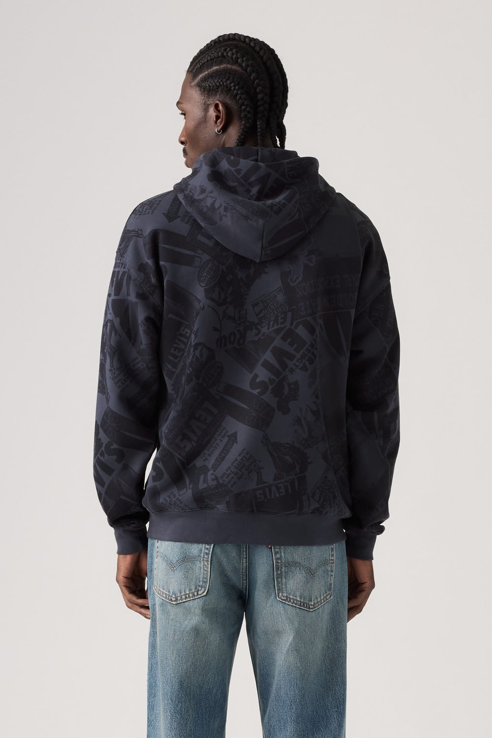 Sunset graphic hoodie cowboy collage de Levis — imagen 3