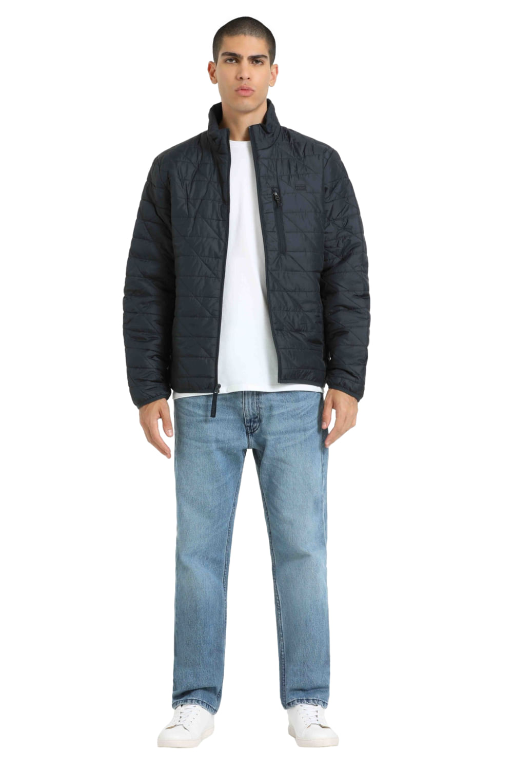 Puffer jacket navy de Levis — imagen 4