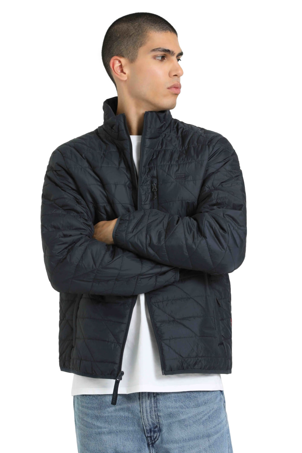 Puffer jacket navy de Levis — imagen 5