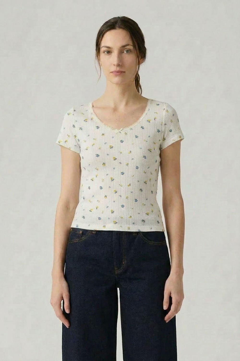 Sweetie pointelle print Levis