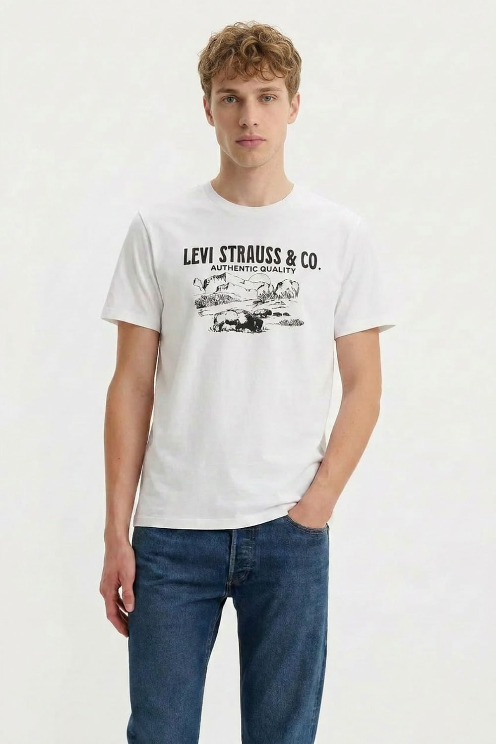 Polo Levi's graphic crewneck tee