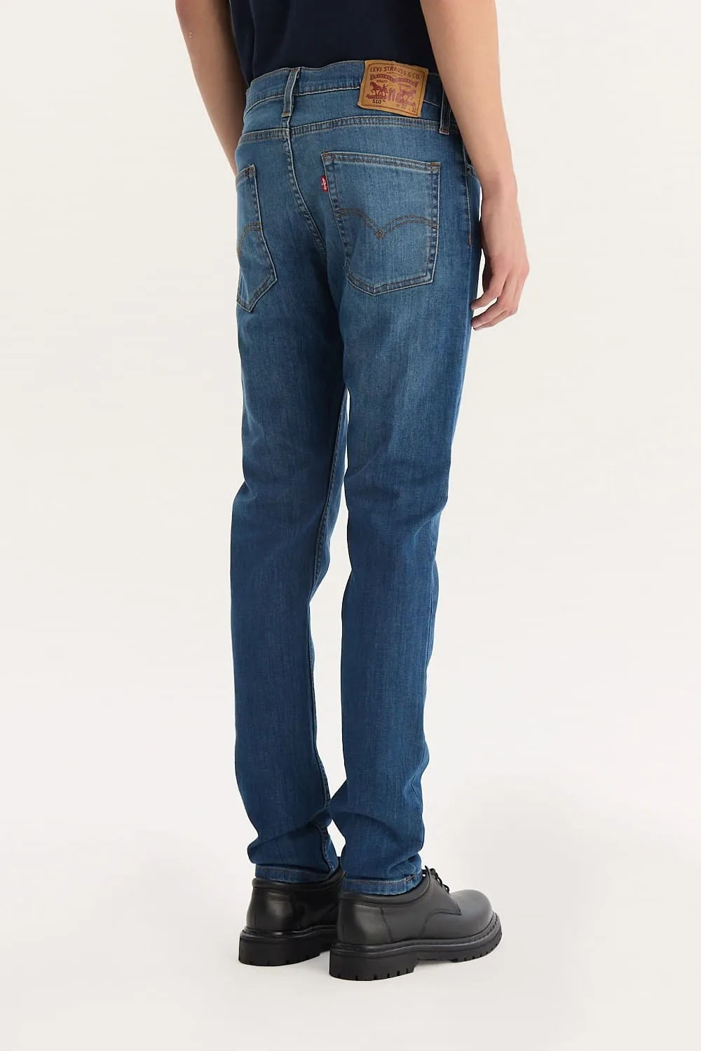 Jeans Levis 510 skinny medium indigo worn — imagen 4