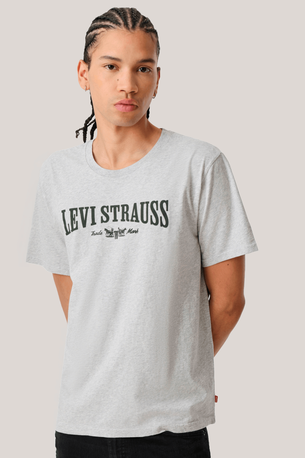 Relaxed Graphic Tee Levi Staruss Varisty Two Horse de Levis