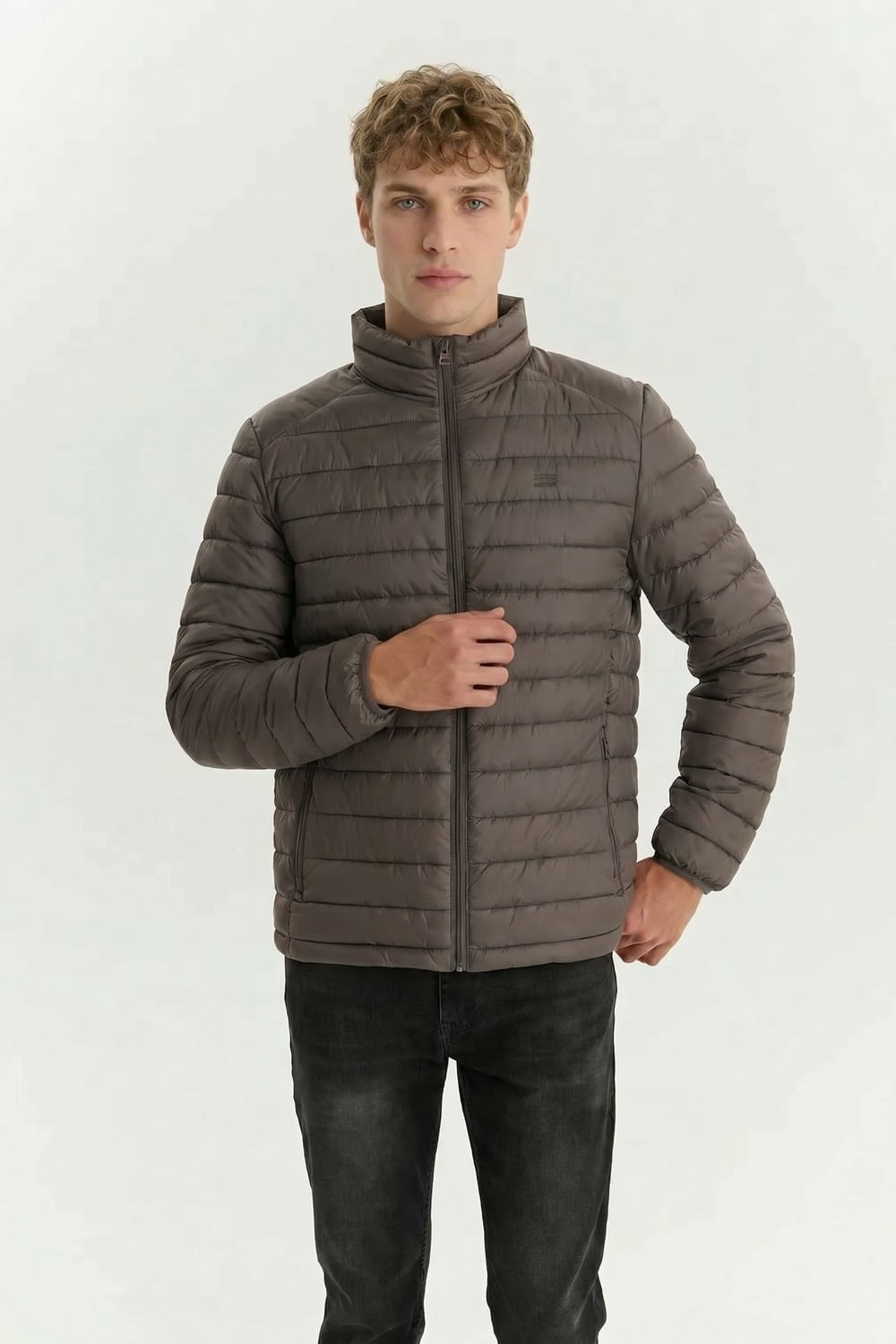 Packable puffer jacket ombre blue Levis