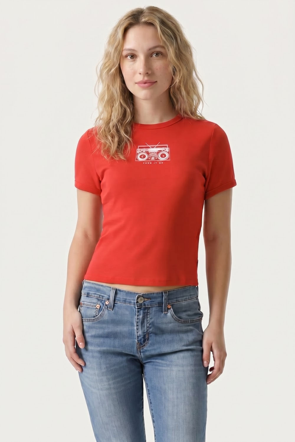 SS Graphic Ringer Rickie Turn It Up de Levis