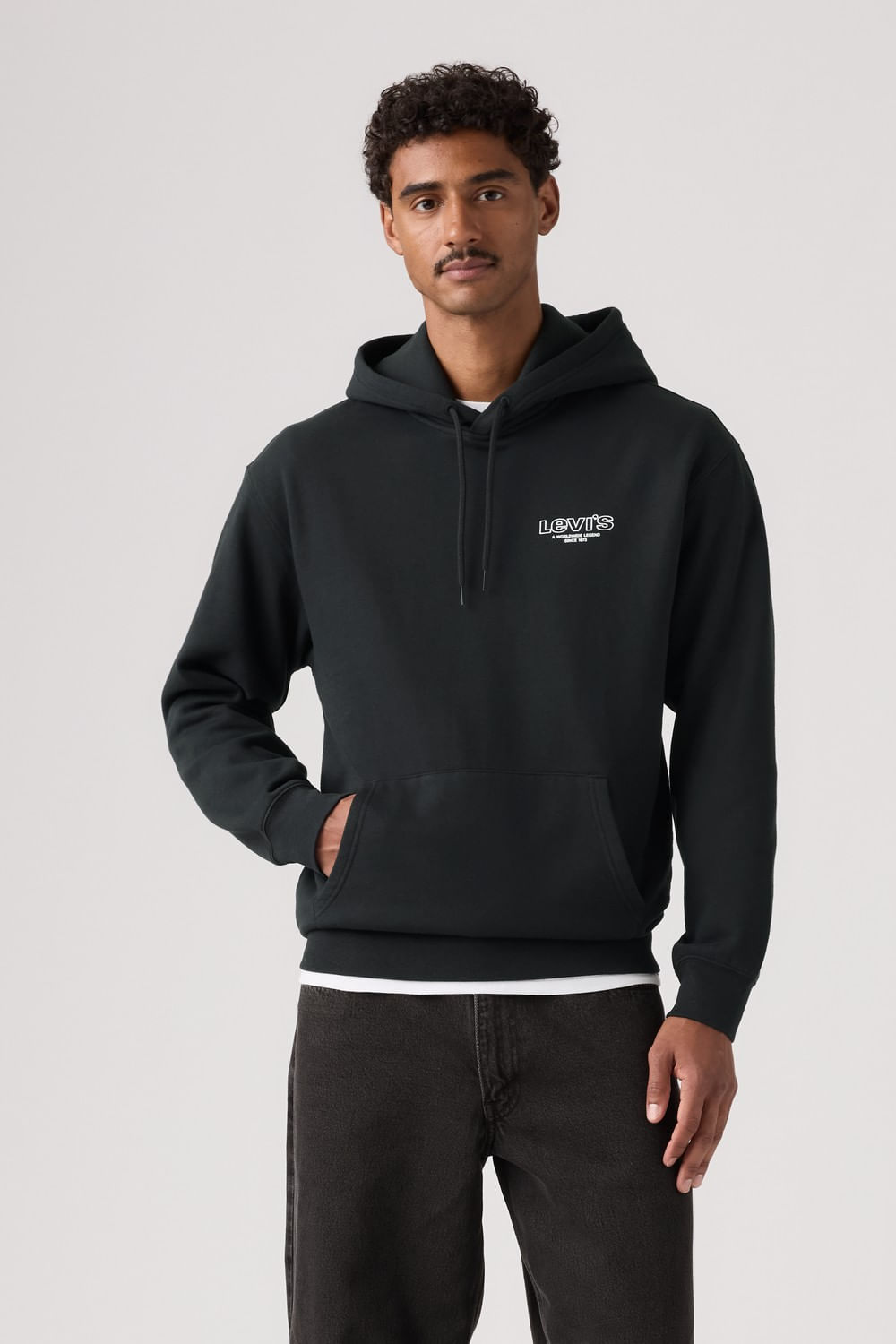 Relaxed graphic po back worlds Levis
