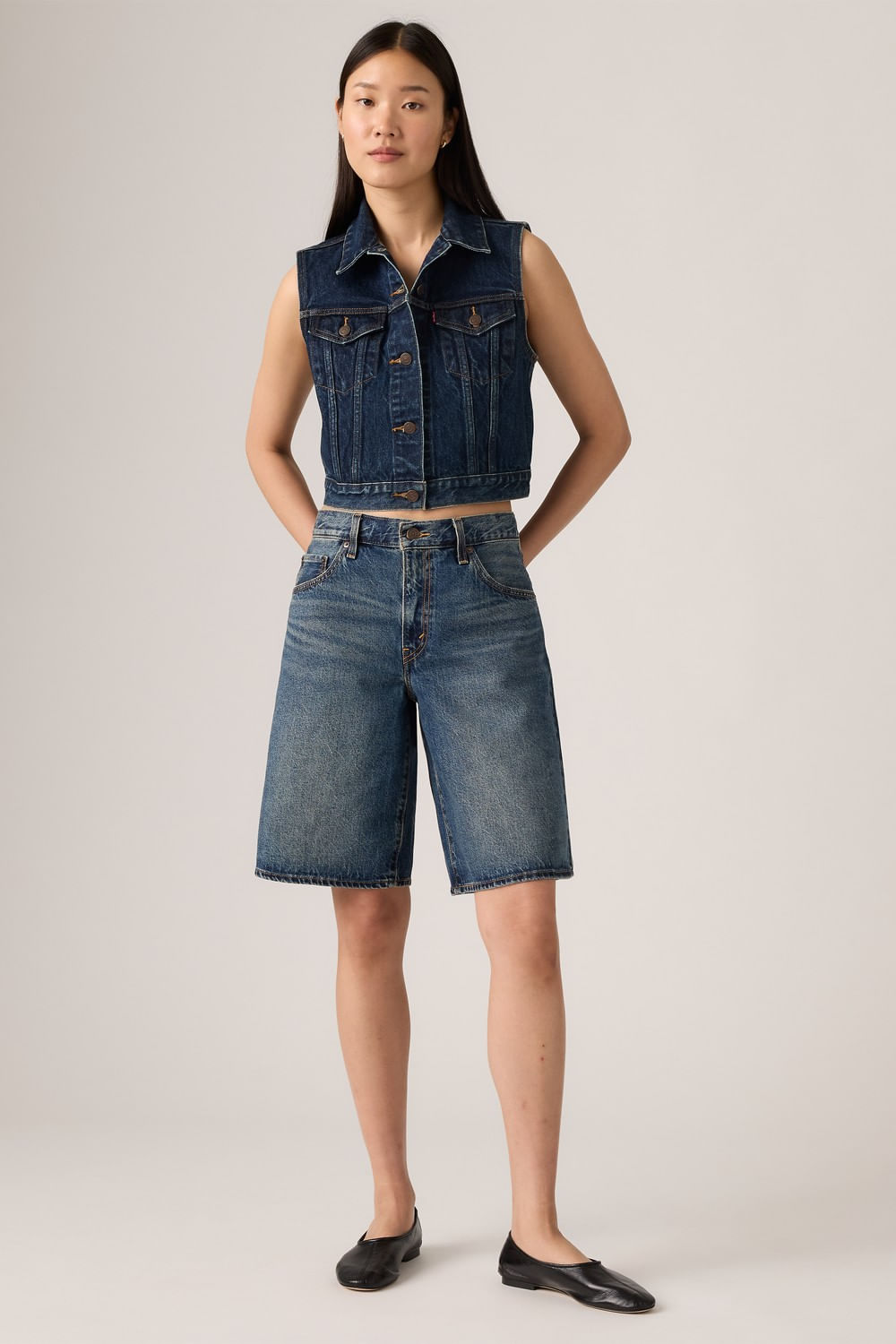 Baggy dad jort de Levis