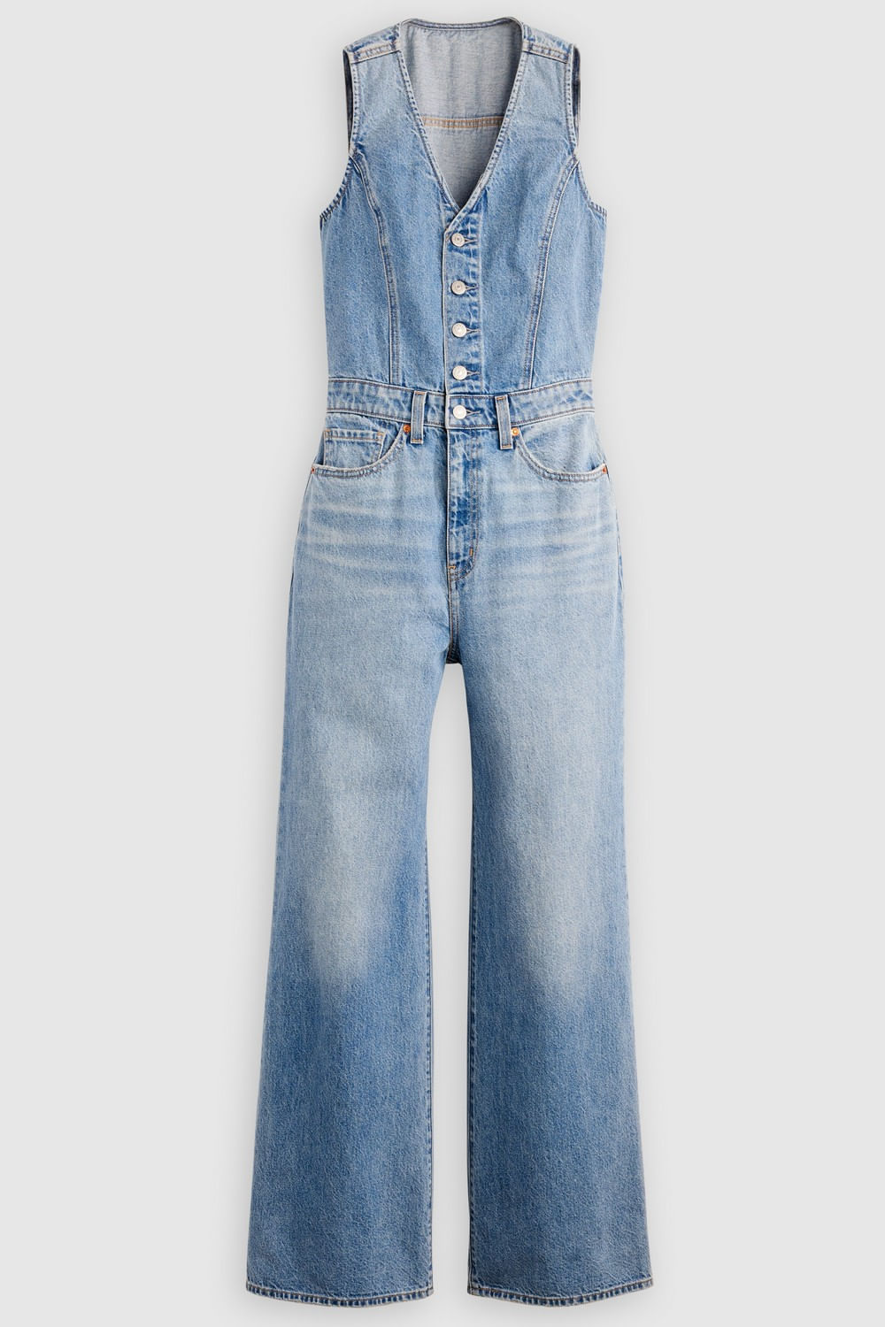 Denim vest wide leg Own It jumpsuit de Levis — imagen 6