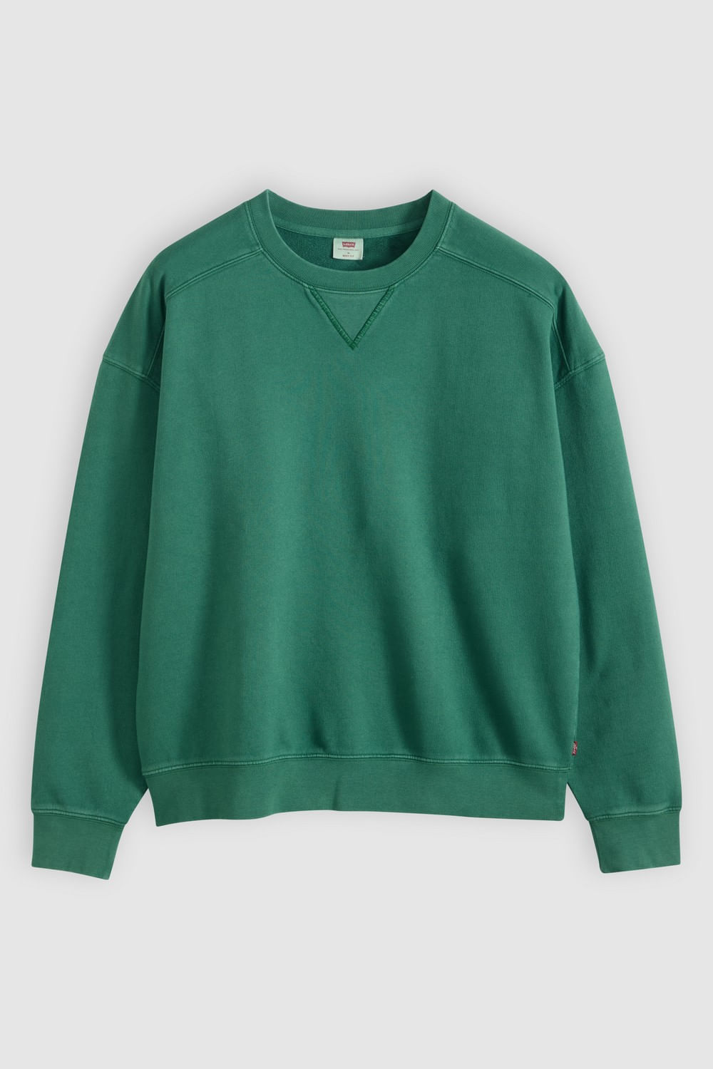 Delany crew garment dye Eden green de Levis — imagen 5