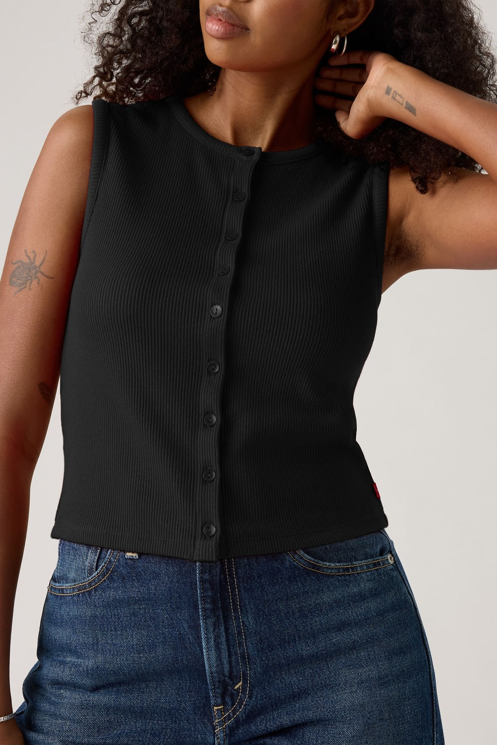 Levis Rory sl button up anthracite night — imagen 2