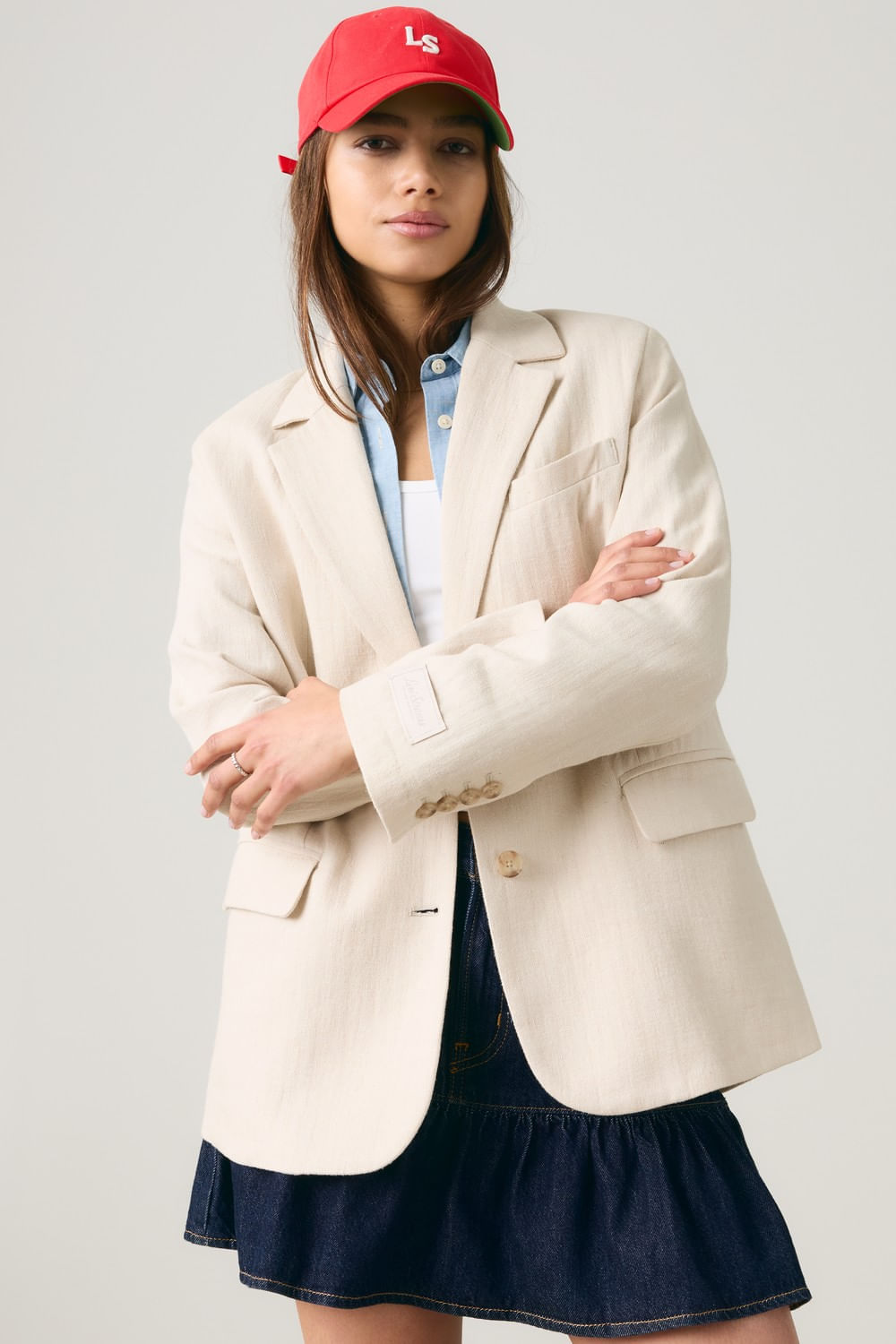 Stella Relaxed Blazer Peyote de Levis